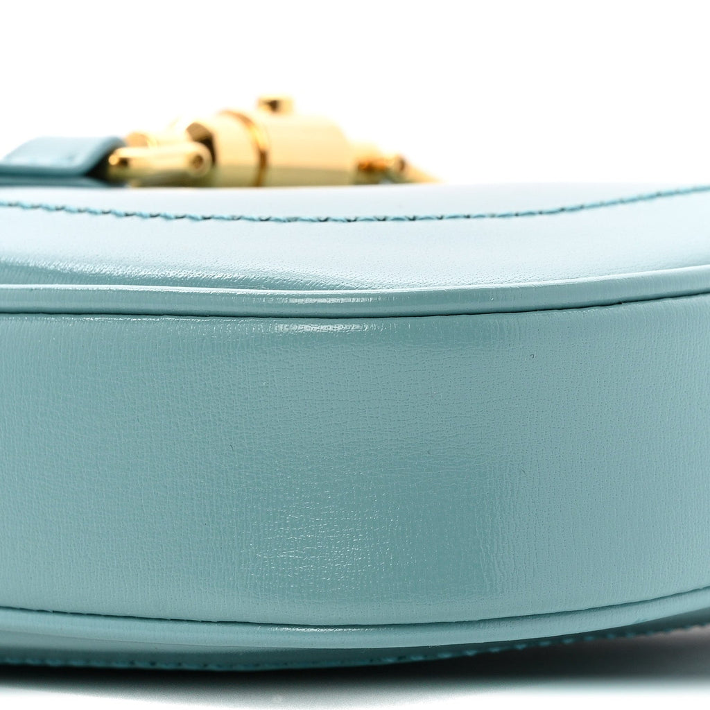 Gucci Boarded Dyana Lux Calfskin Mini Jackie 1961 Hobo Dusty Azure