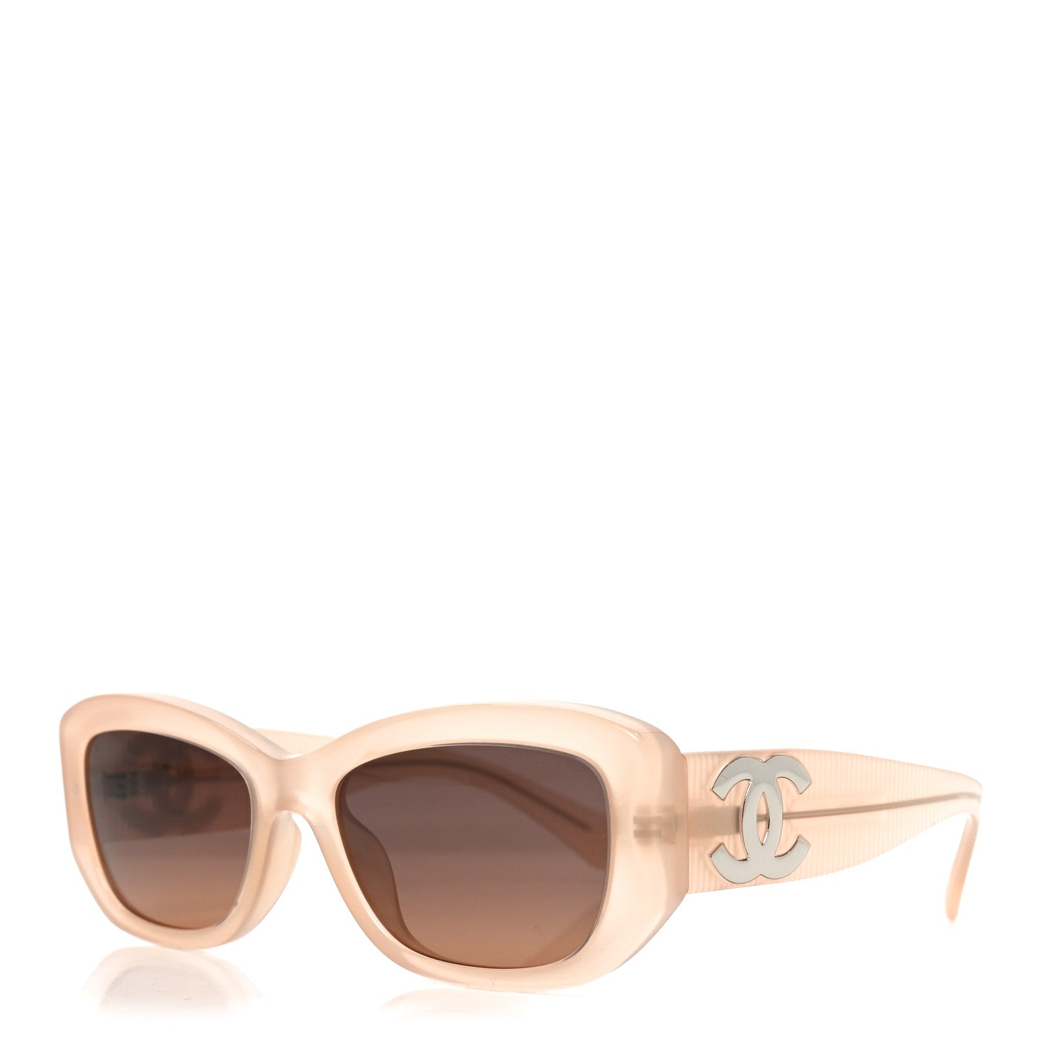Acetate Rectangle Sunglasses 5493-A Light Pink