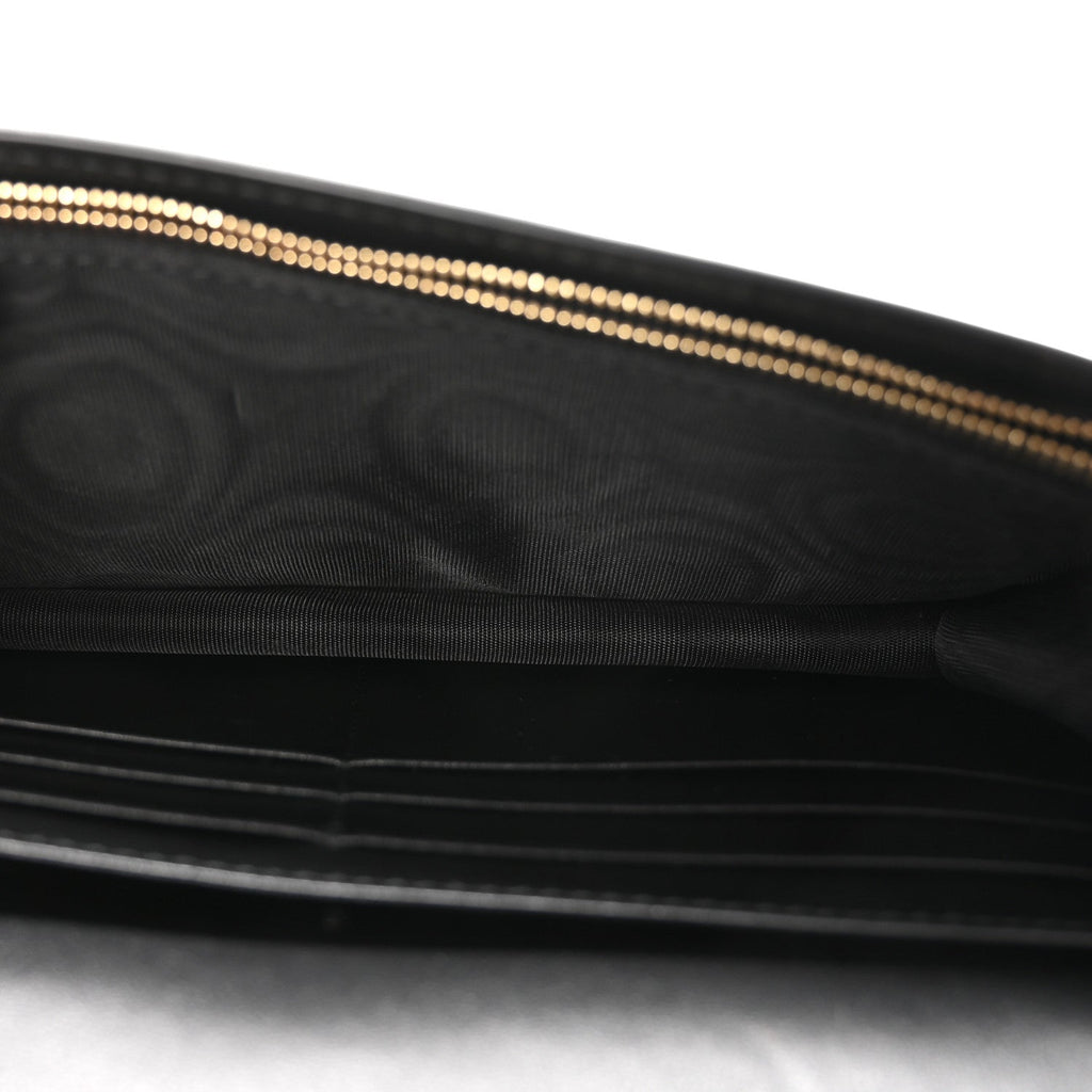 Gucci Calfskin GG Matelasse Chain Wallet Black