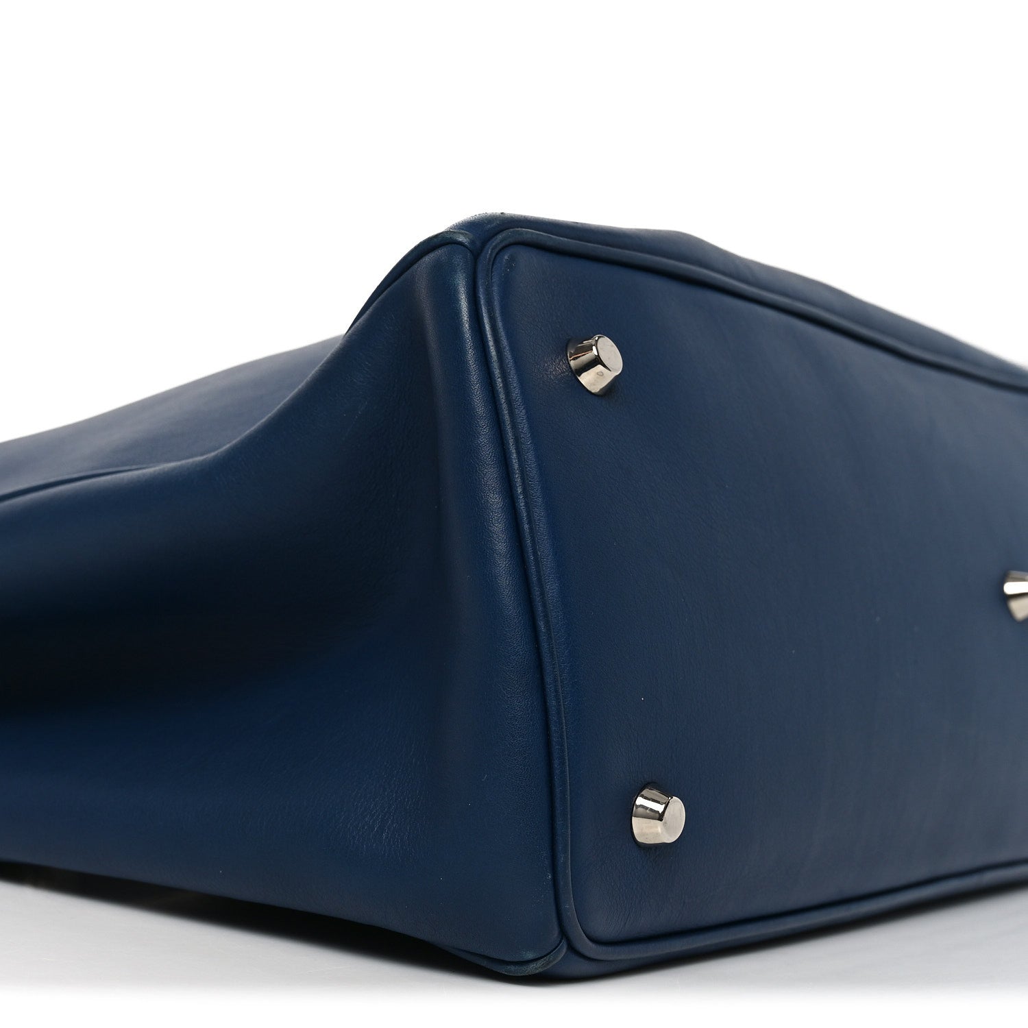 Christian Dior Smooth Calfskin Large Diorissimo Tote Blue