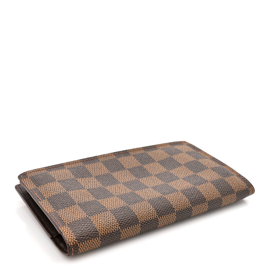 Louis Vuitton Damier Ebene Continental French Purse Wallet