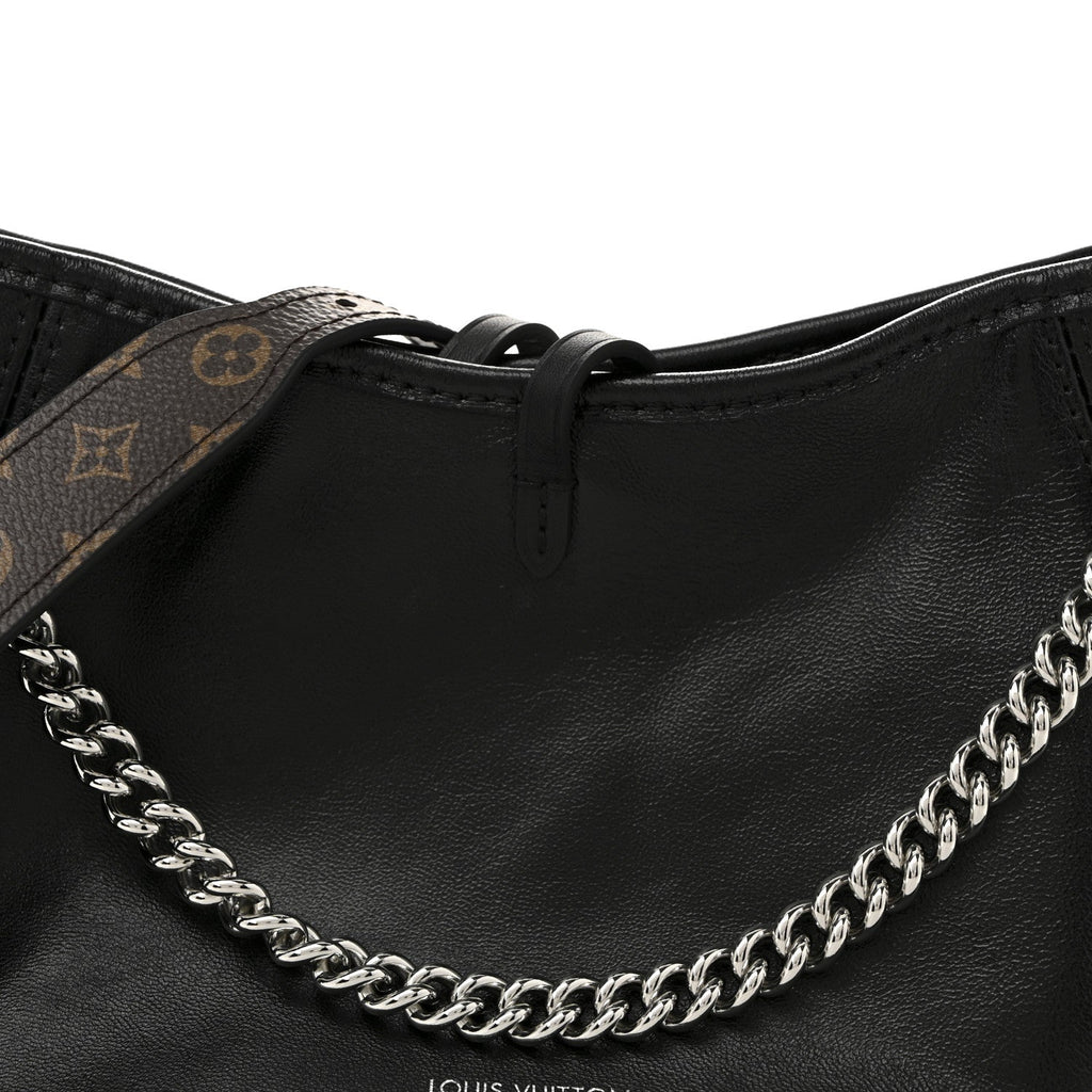 Louis Vuitton Lambskin CarryAll Cargo Vibe PM Black
