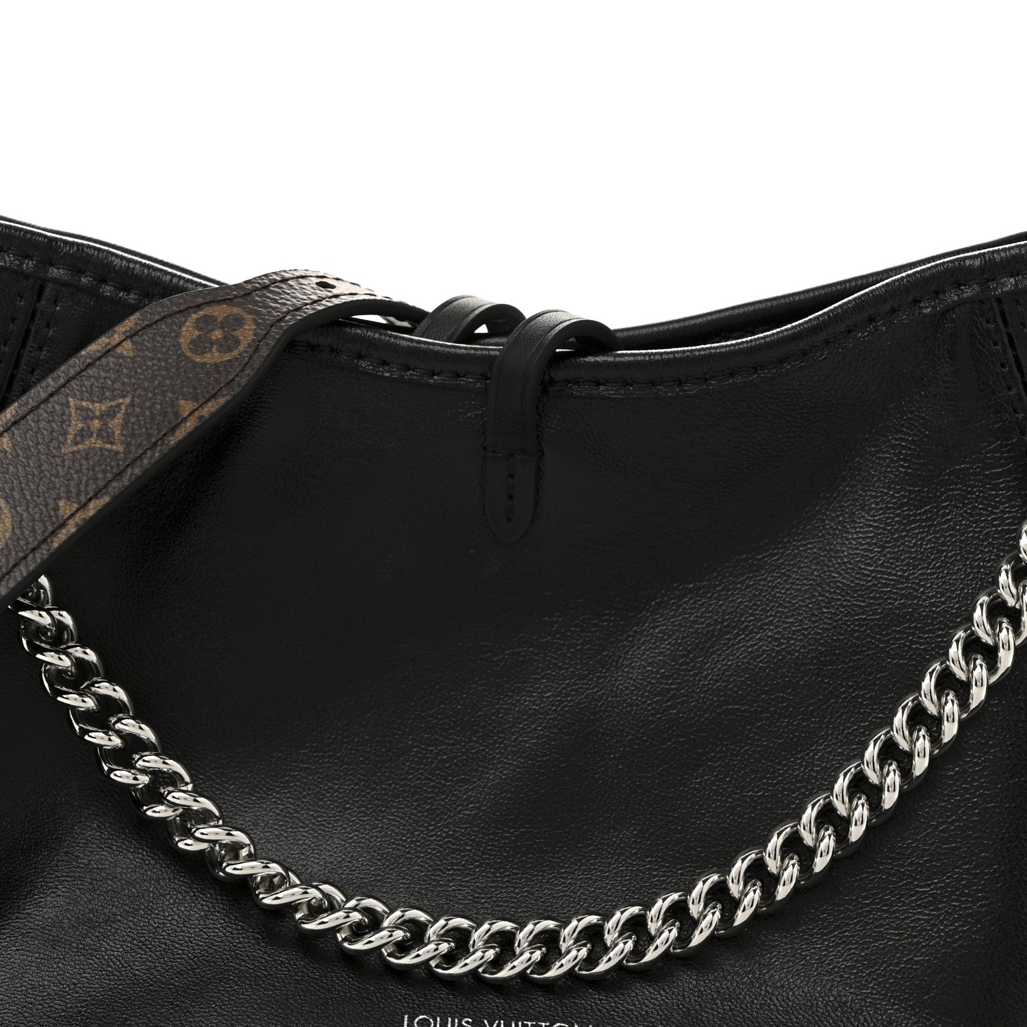 Louis Vuitton Lambskin CarryAll Cargo Vibe PM Black