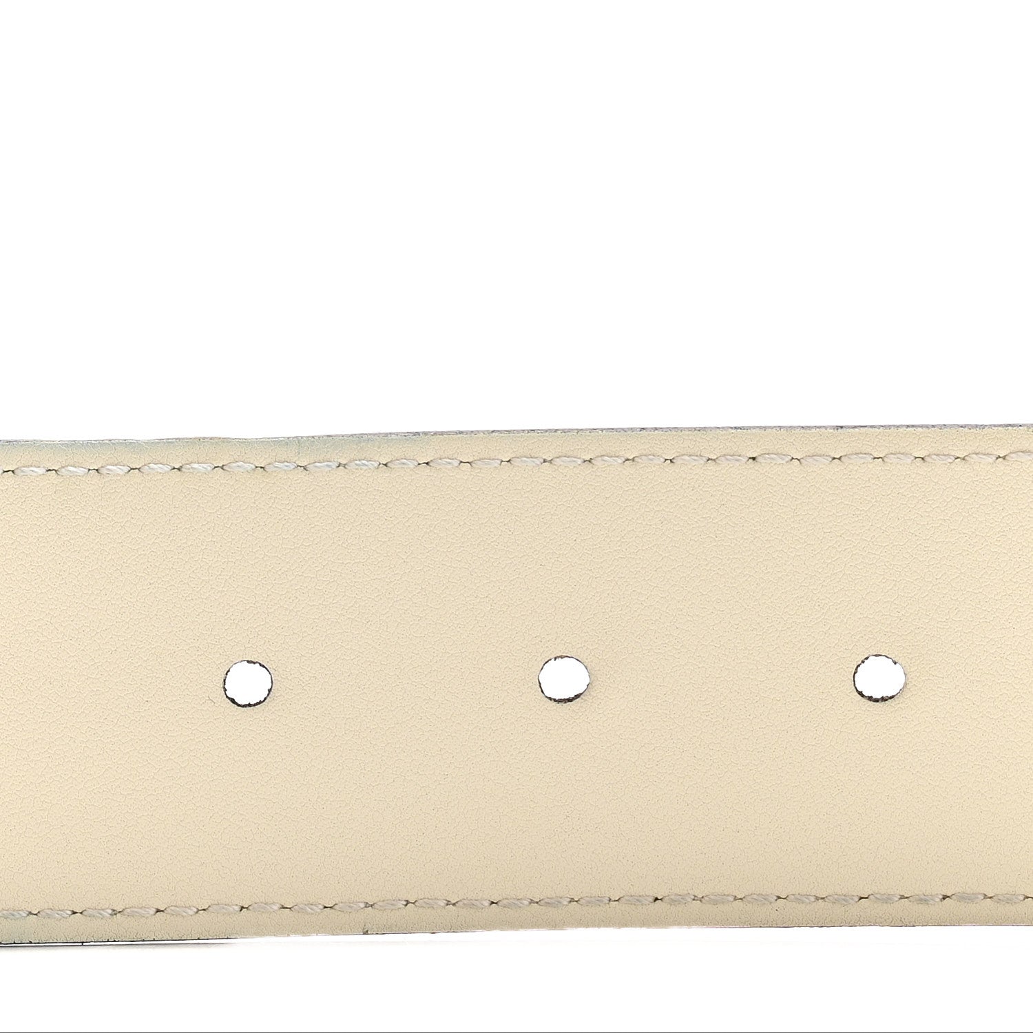 Gucci Calfskin Double G 40mm Belt 85 34 Mystic White