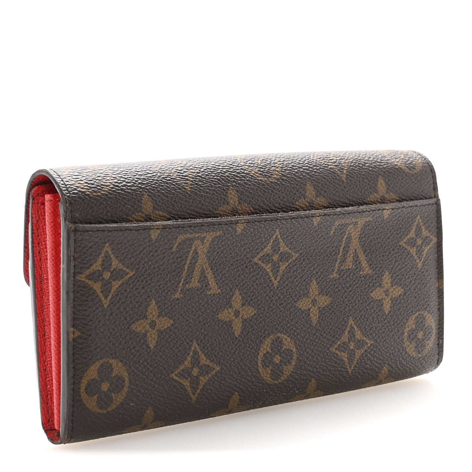 Louis Vuitton Monogram Sarah Wallet NM Coquelicot