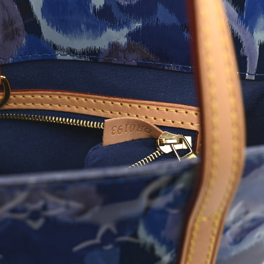 Louis Vuitton Vernis Ikat Catalina BB Grand Blue