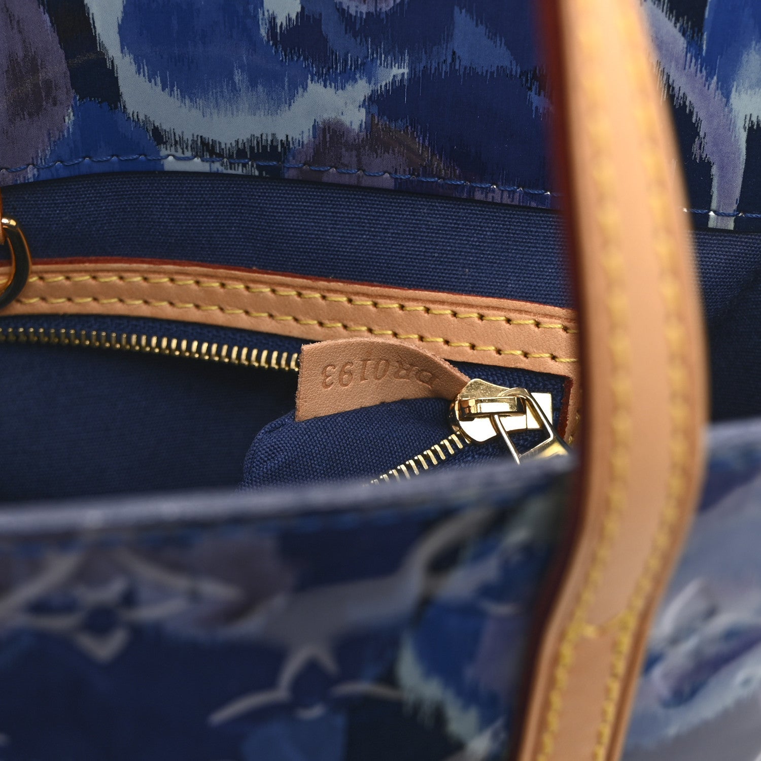 Louis Vuitton Vernis Ikat Catalina BB Grand Blue