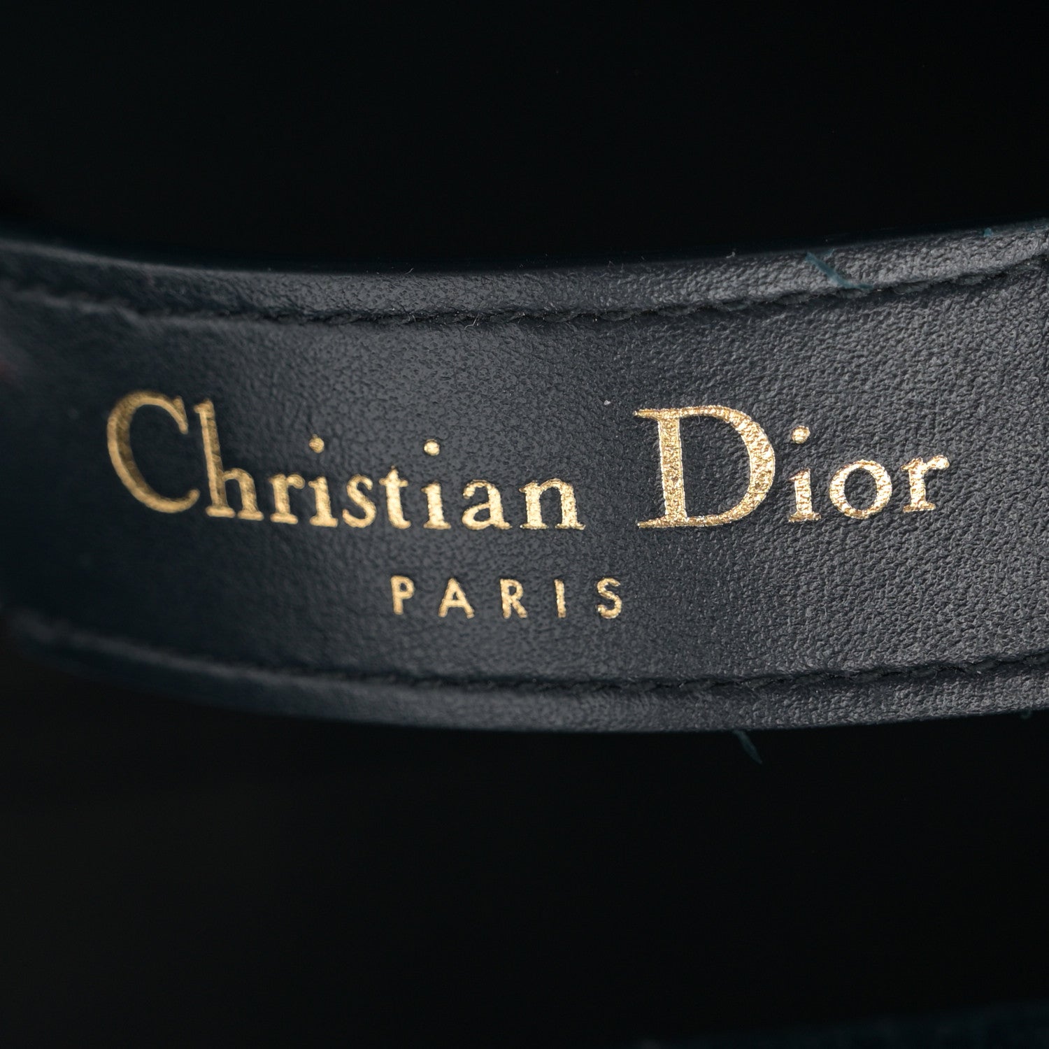 Christian Dior Denim Jacquard Oblique Medium Toujours Blue