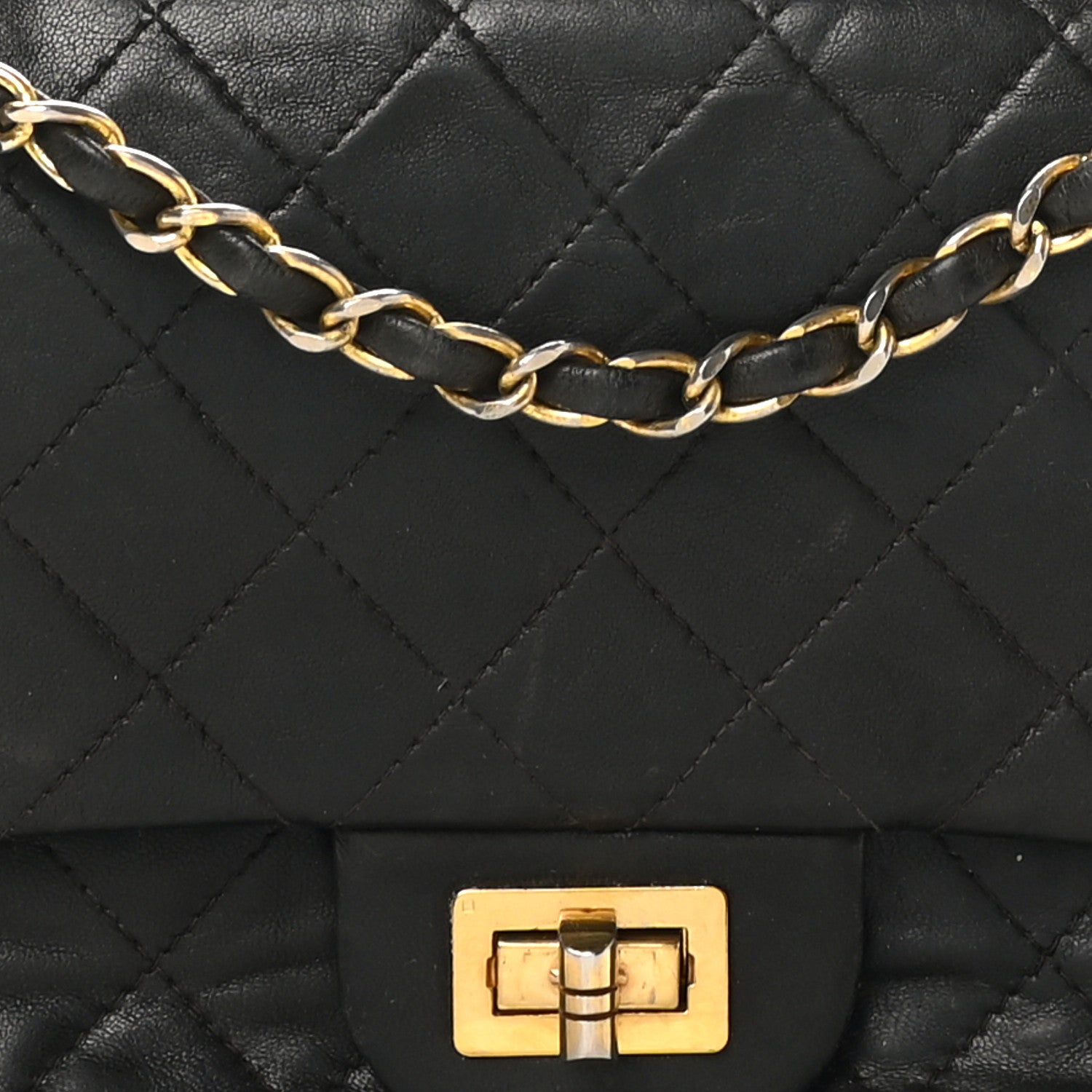 Chanel Lambskin Quilted 2.55 Reissue 224 Flap Brown