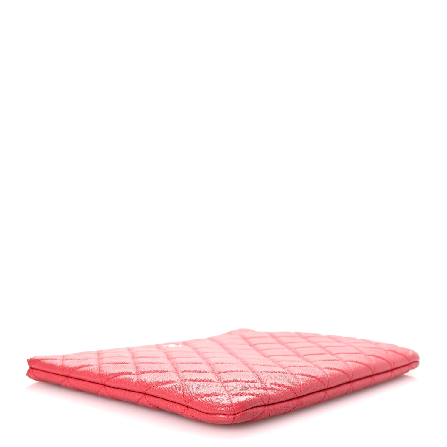 Caviar Quilted Medium Cosmetic Case Pink