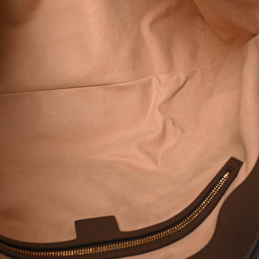 Gucci GG Supreme Monogram Medium Ophidia Shopping Tote Brown