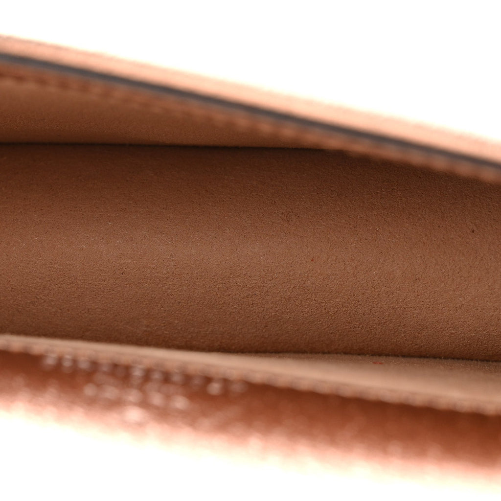 Gucci Metallic Calfskin Super Mini Dionysus Shoulder Bag Rose Gold