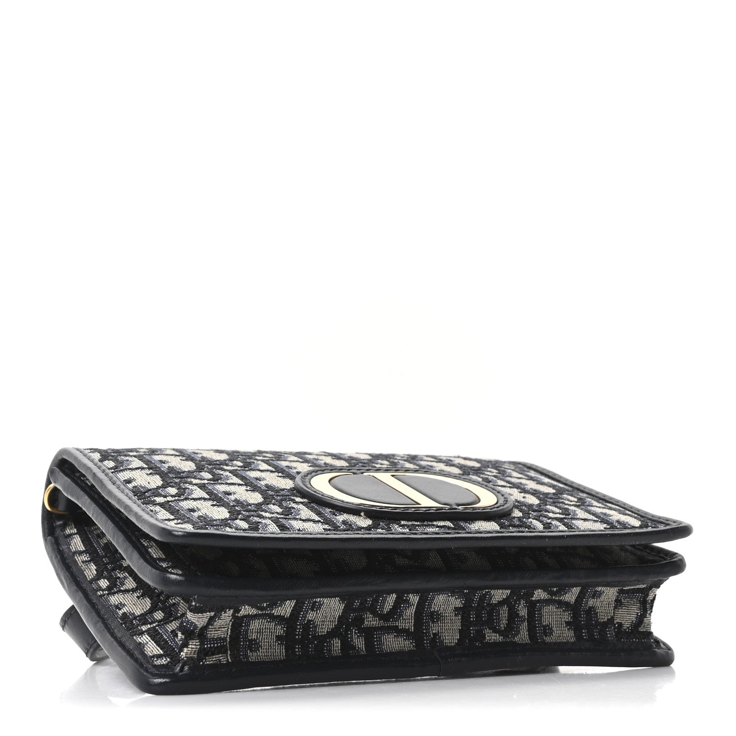 Christian Dior Oblique 30 Montaigne 2-In-1 Pouch Blue