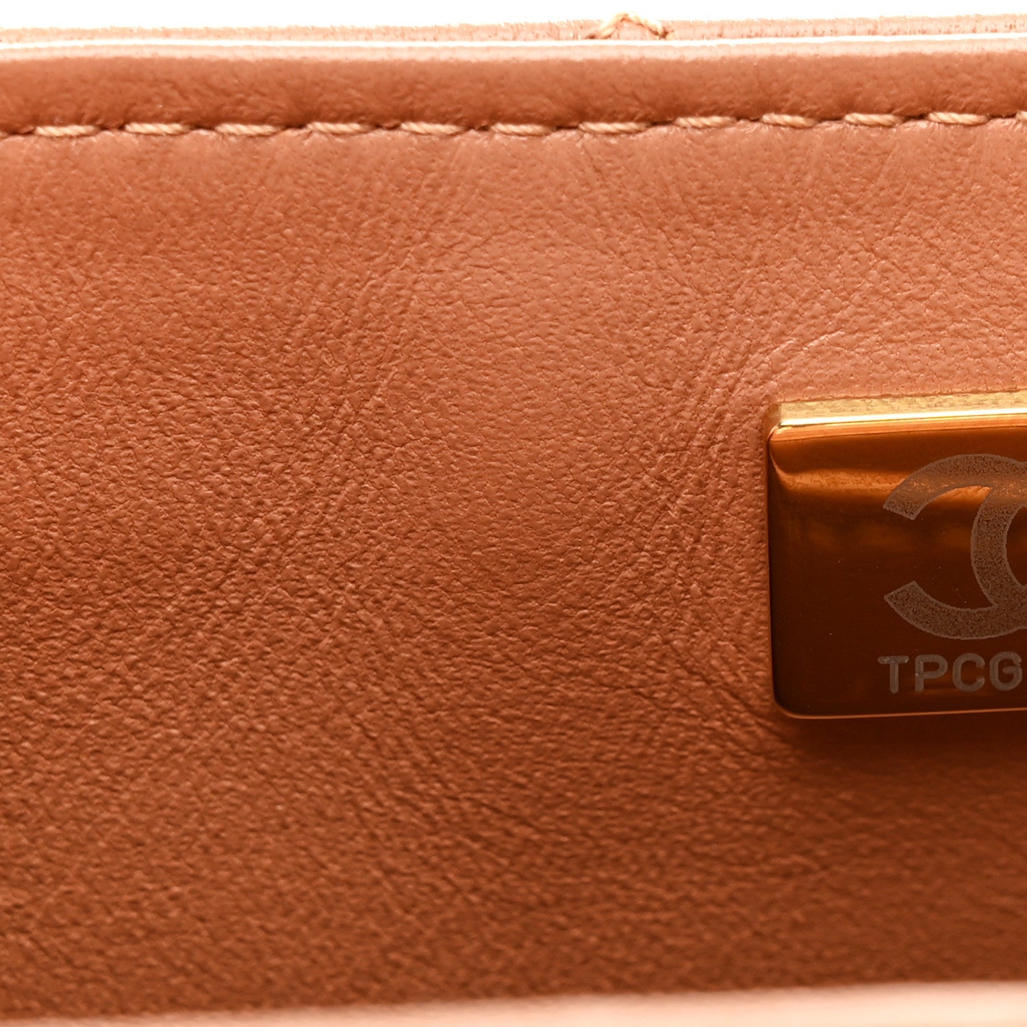 Chanel Lambskin Quilted Mini Rectangular Flap Brown