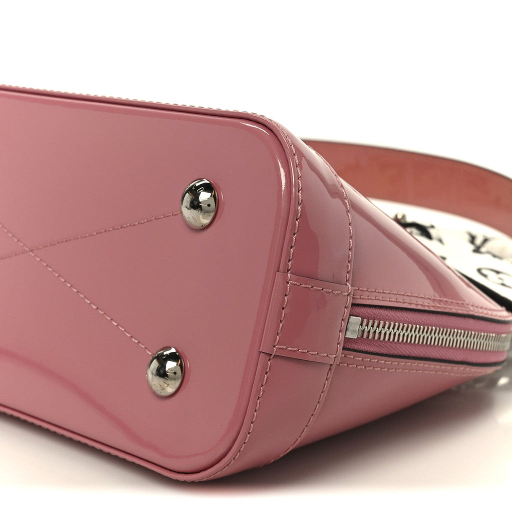 Louis Vuitton Patent Monogram Alma BB Rose Blush