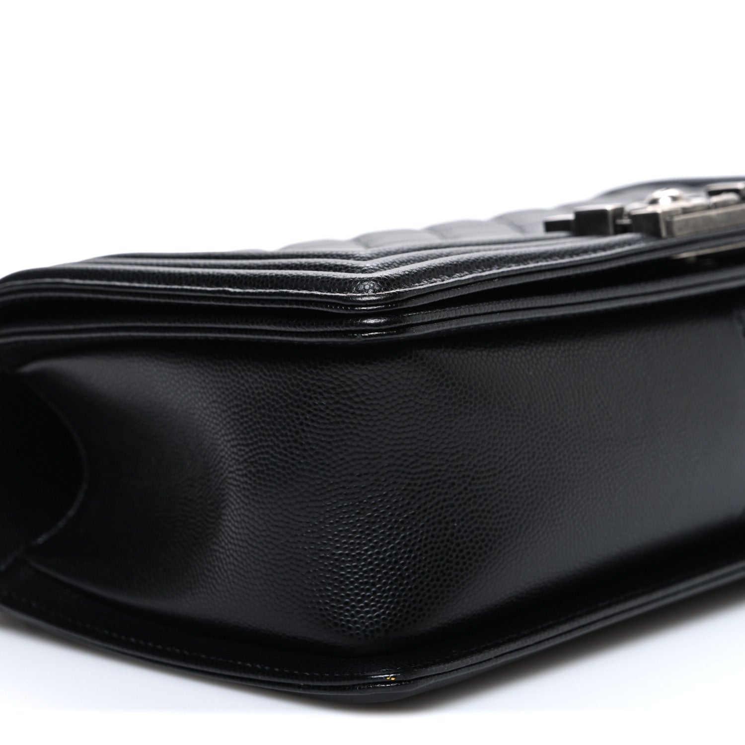 Chanel Caviar Quilted Medium Boy Flap Black
