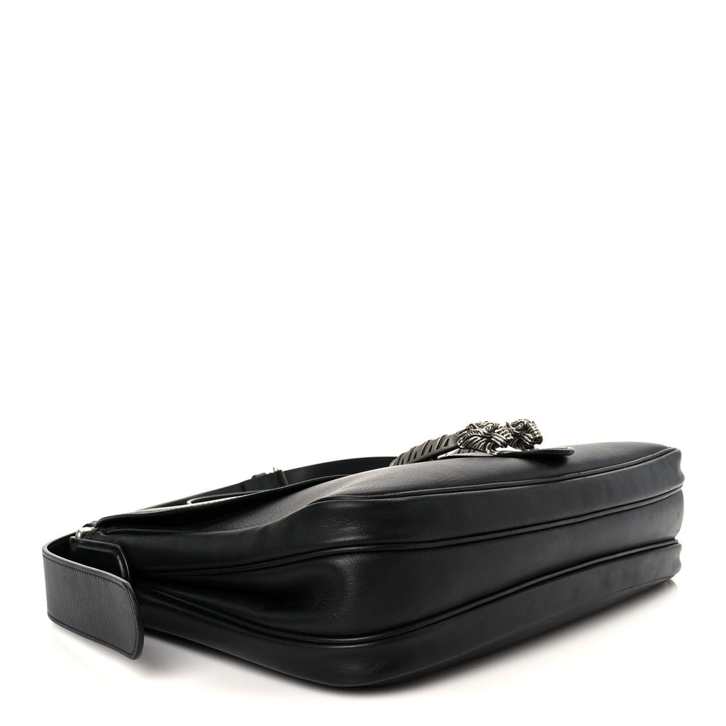Gucci Calfskin Dionysus Messenger Bag Black