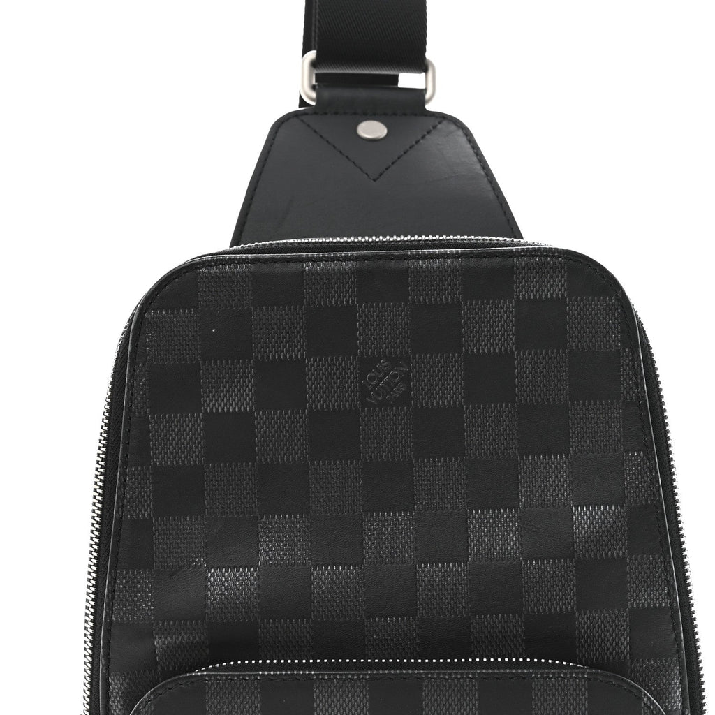 Louis Vuitton Damier Graphite Avenue Sling Bag Onyx Silver