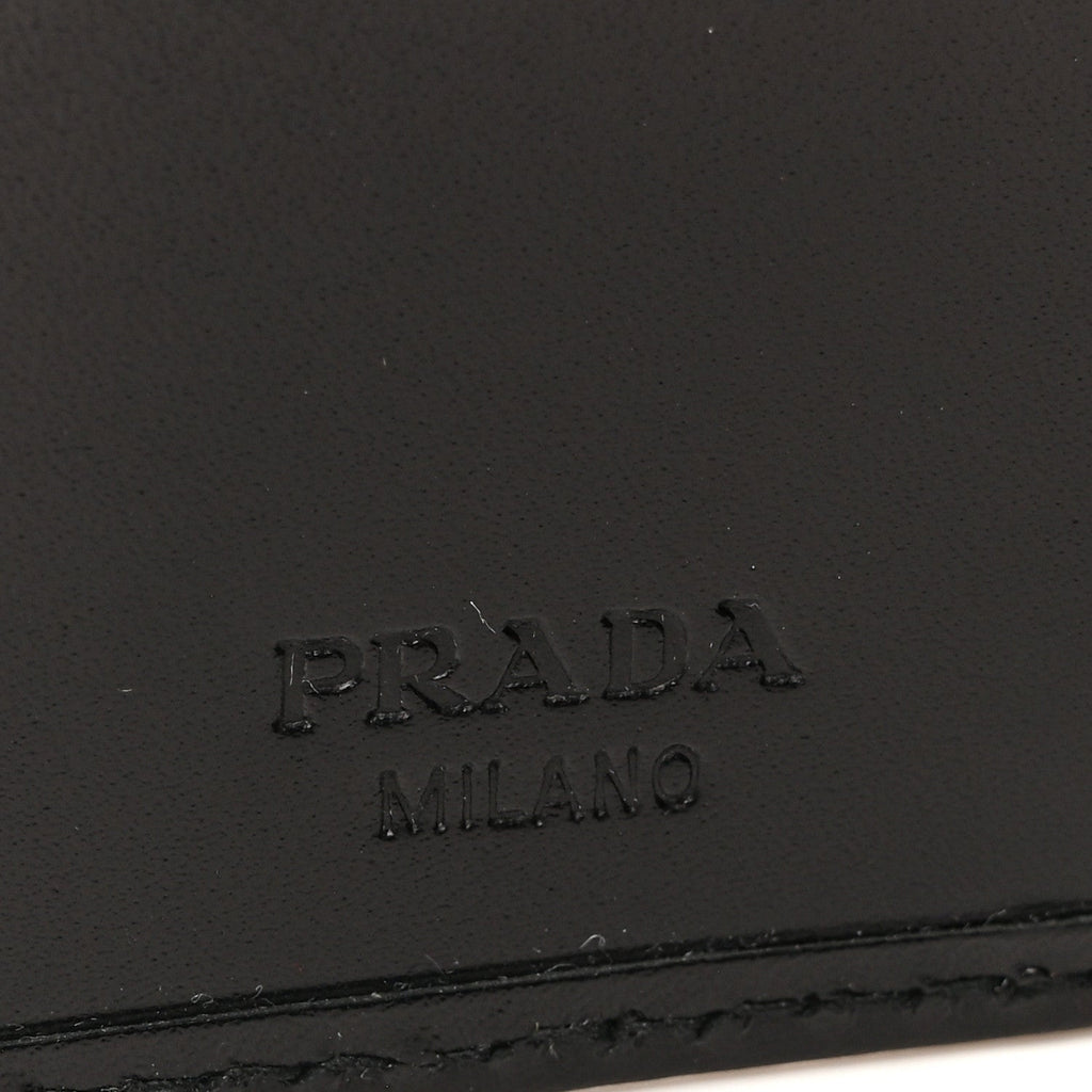 Prada Vitello 6 Key Holder Black