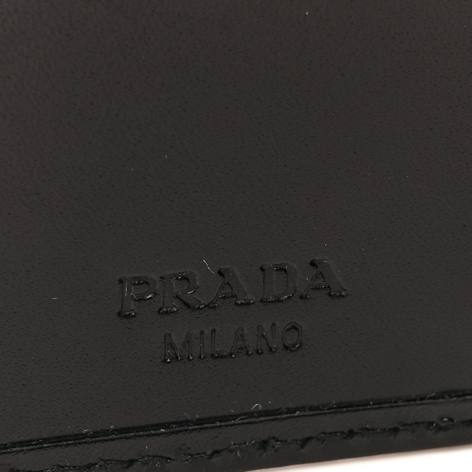 Prada Vitello 6 Key Holder Black