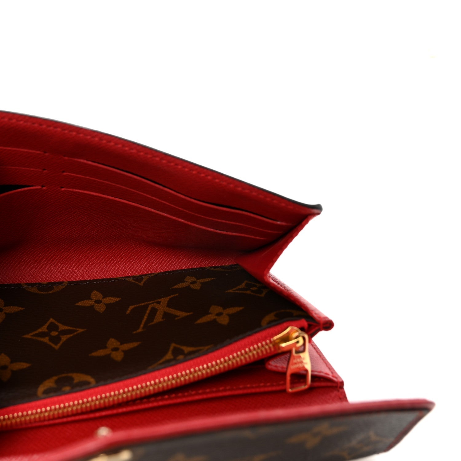 Louis Vuitton Monogram Sarah Retiro Wallet Cherry