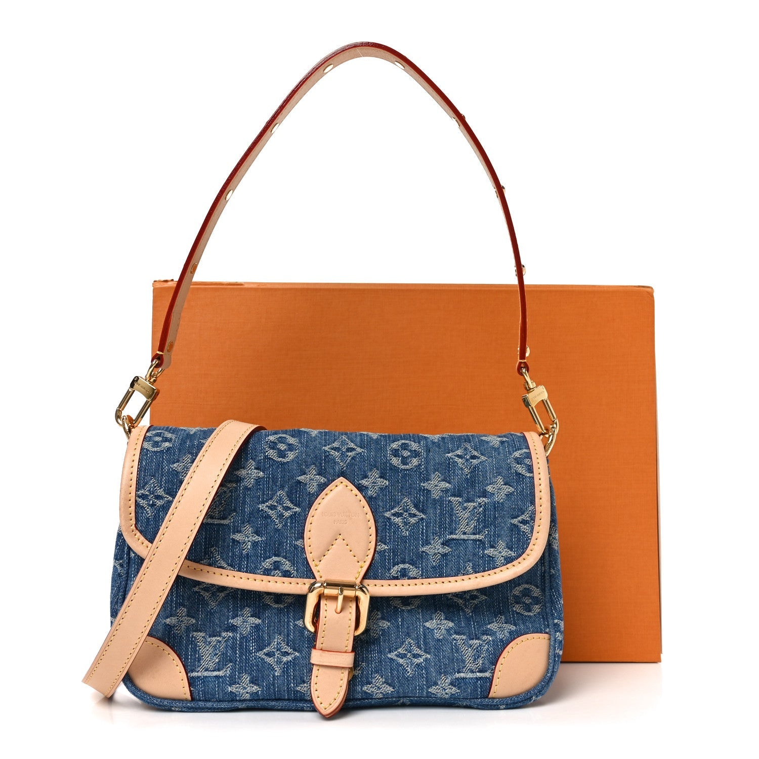 Louis Vuitton Monogram Denim Diane Blue
