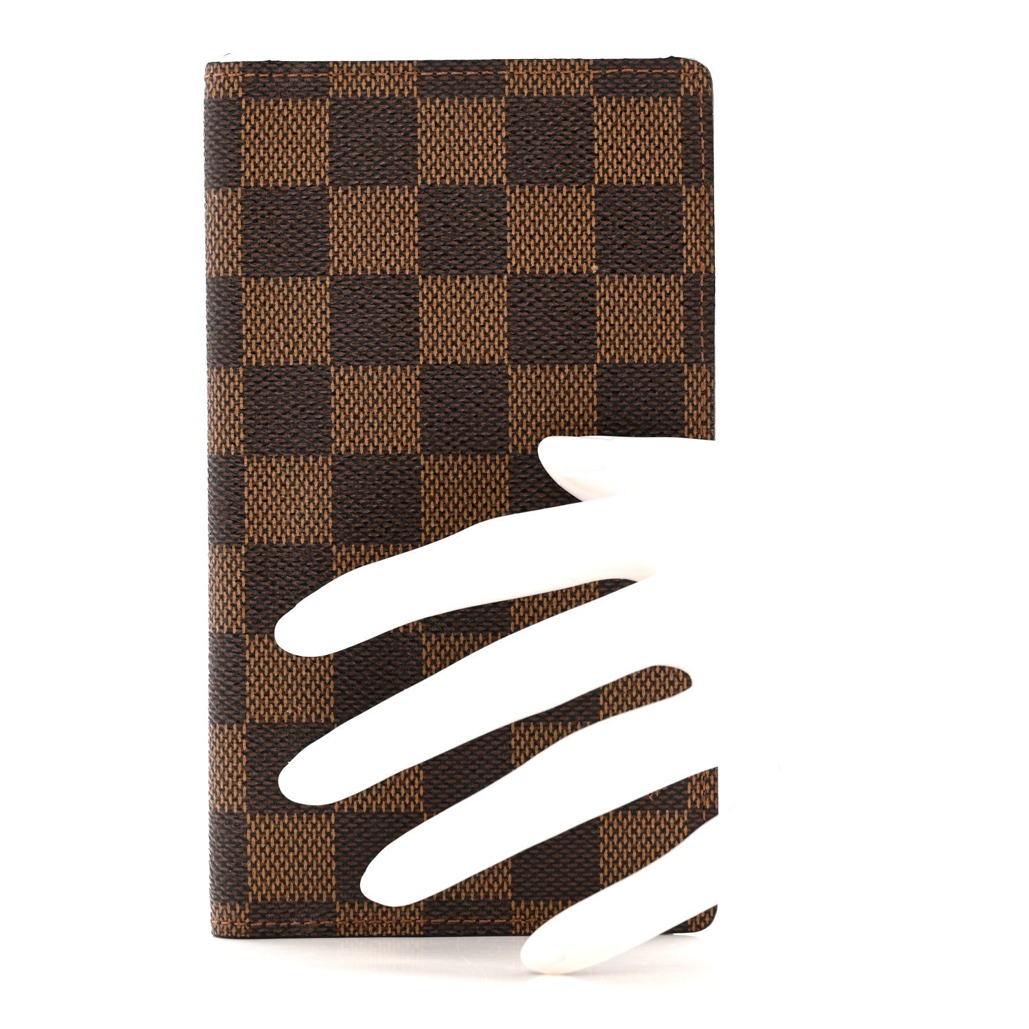 Louis Vuitton Damier Ebene Checkbook Cover Wallet