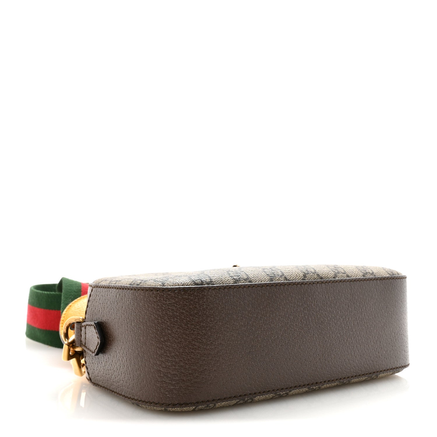 Gucci GG Supreme Monogram Web Neo Vintage Shoulder Bag Beige New Acero Crop