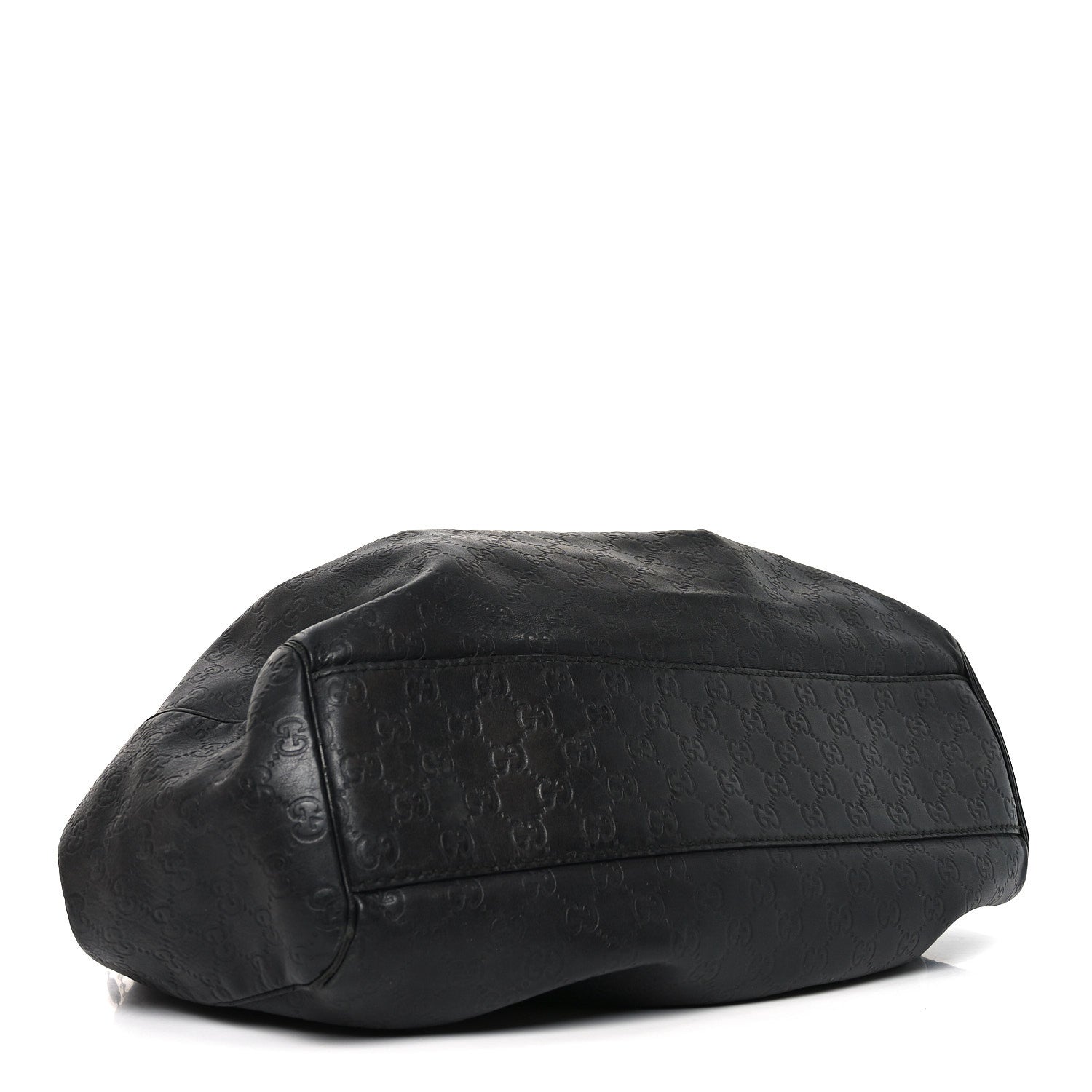 Gucci Guccissima Medium Sukey Tote Black