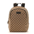 Gucci Monogram Travel Backpack Dark Brown