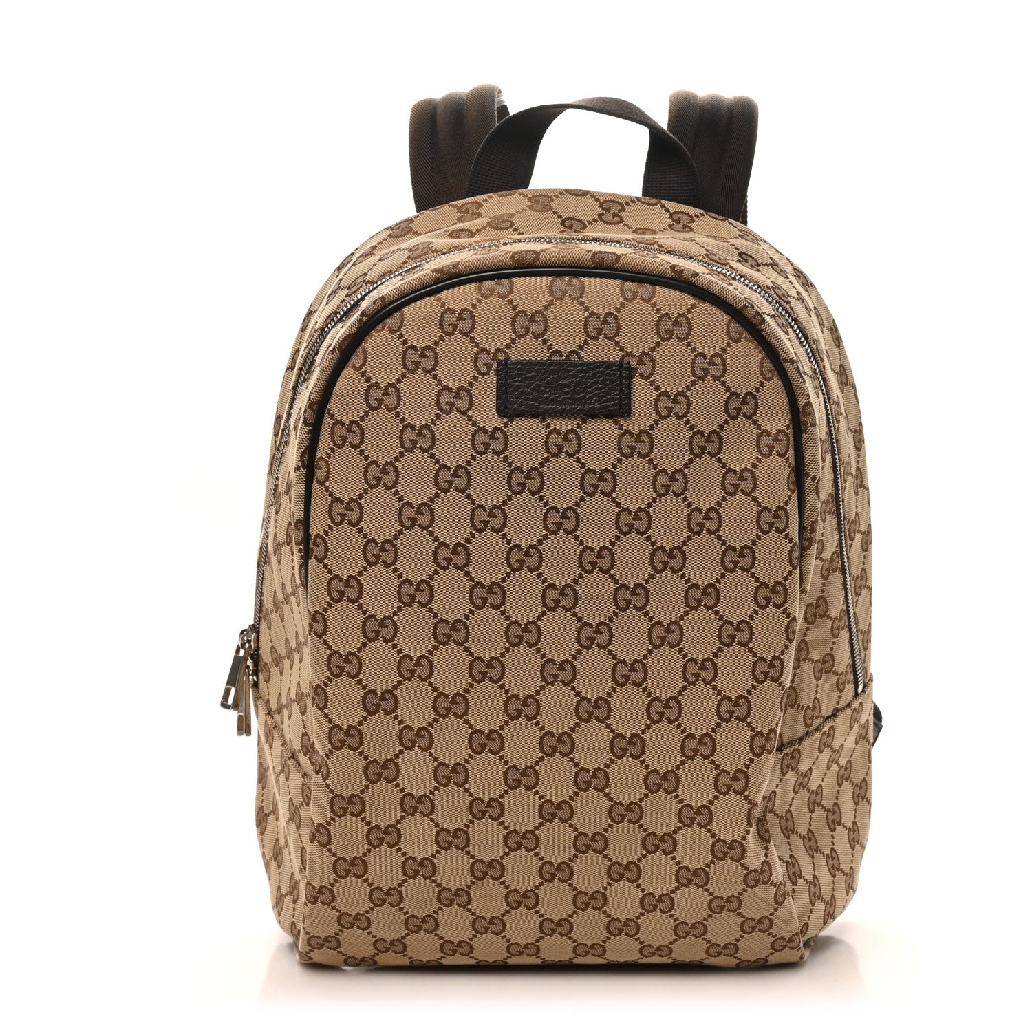 Gucci Monogram Travel Backpack Dark Brown