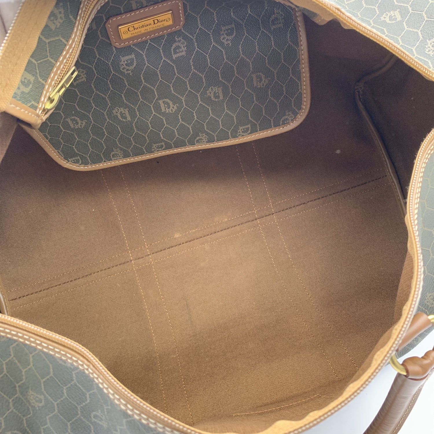 CHRISTIAN DIOR  Monogram Duffle Travel Unisex Bag Handbag