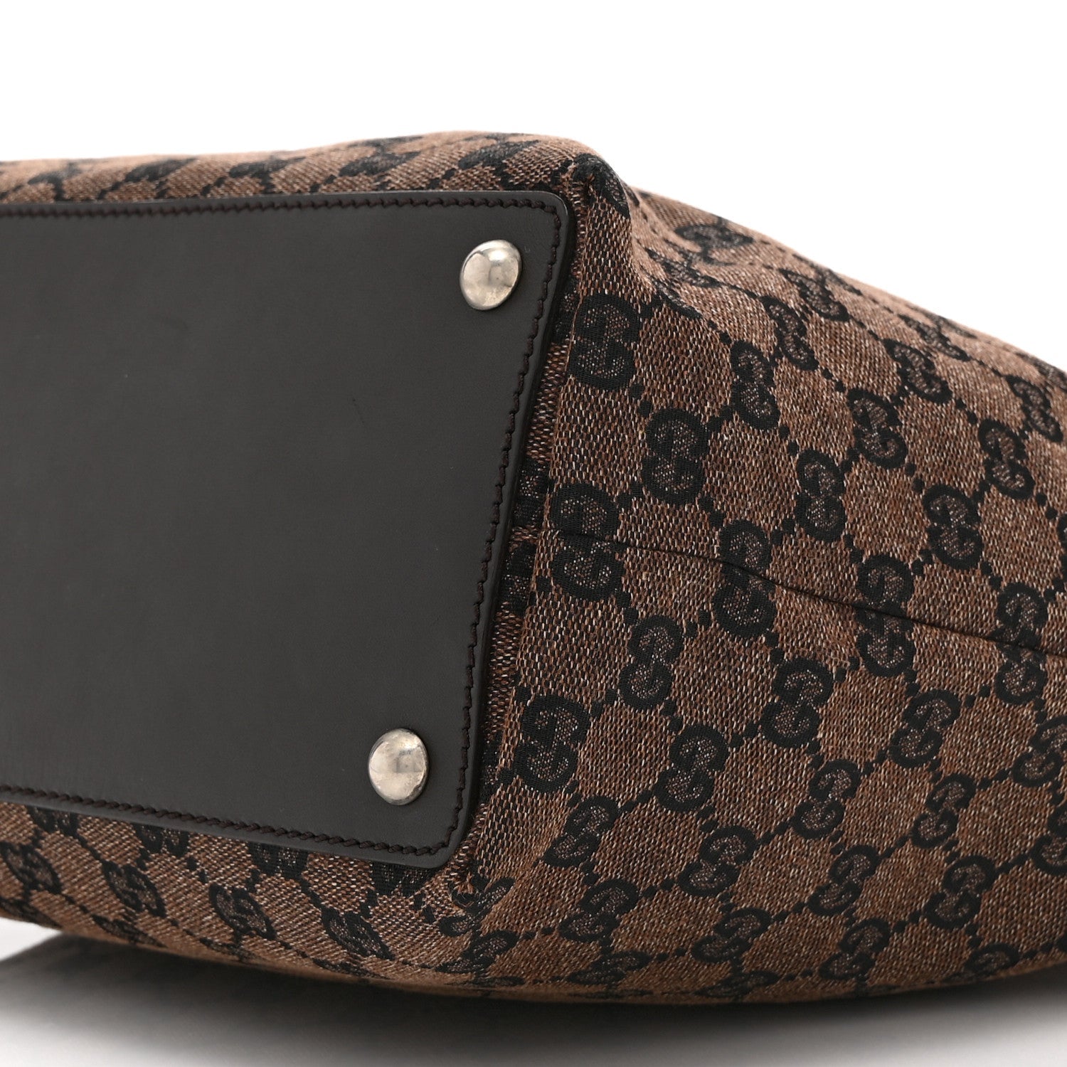 Gucci Monogram Large Eclipse Tote Dark Brown