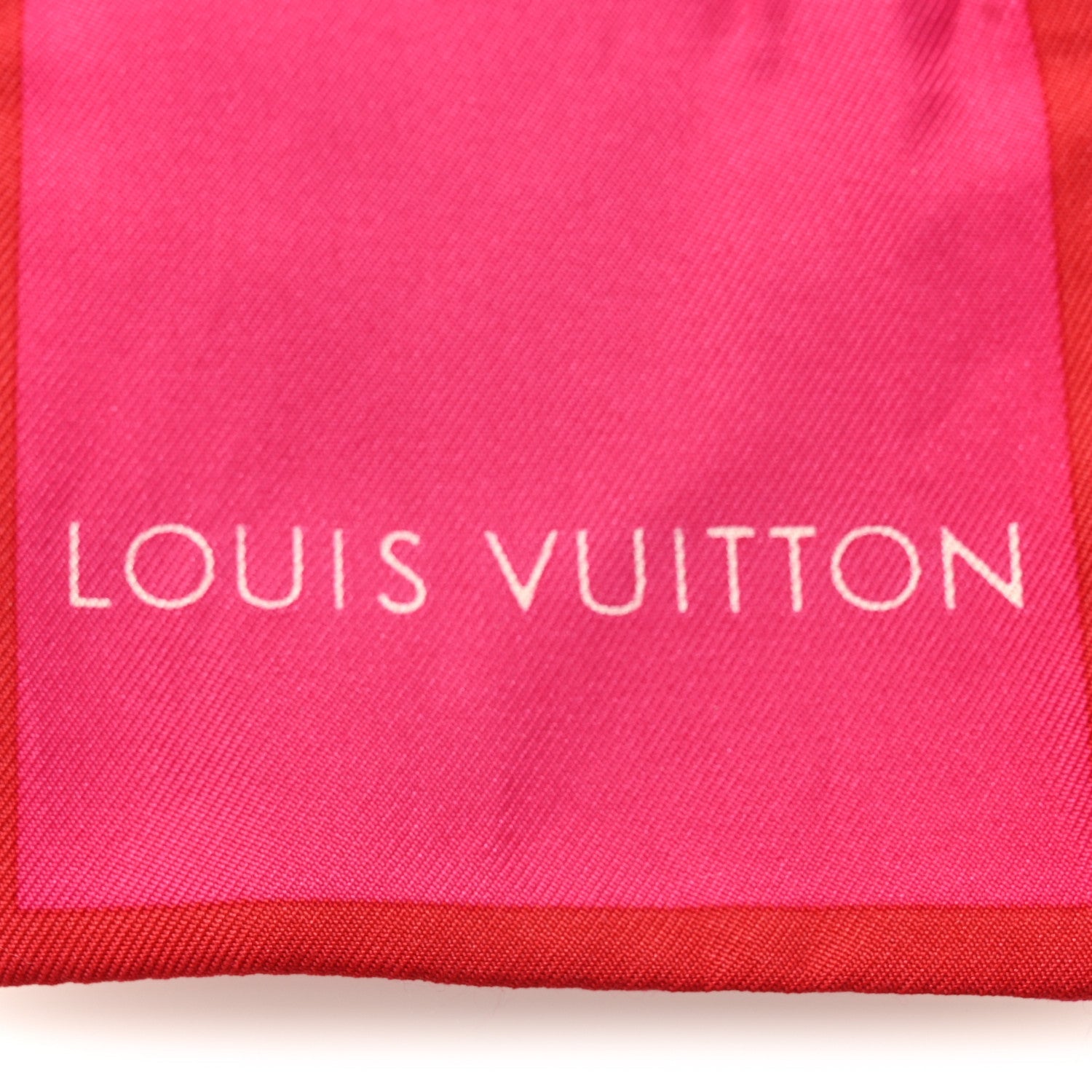 Louis Vuitton Silk Monogram Trunks Bandeau Fuchsia