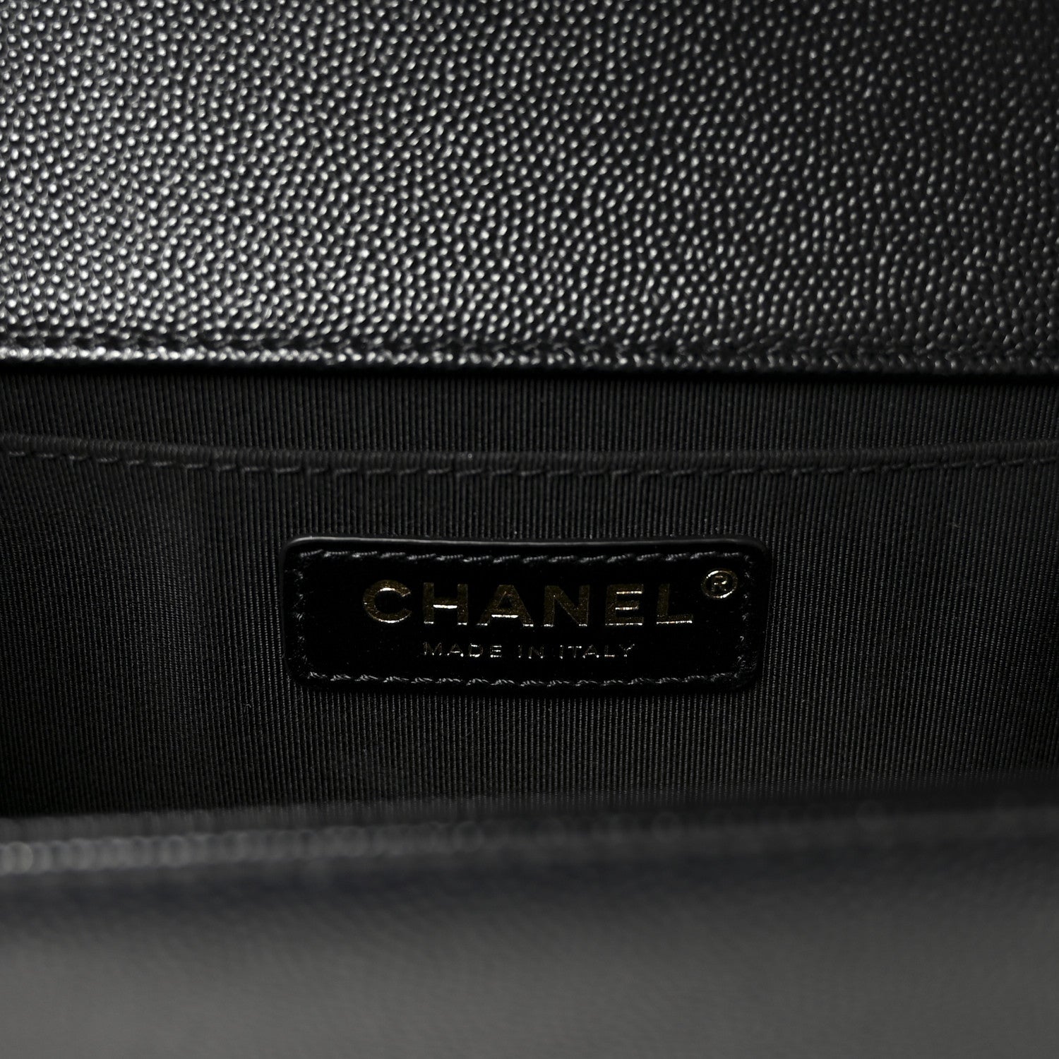 Chanel Caviar Quilted Medium Boy Flap Black