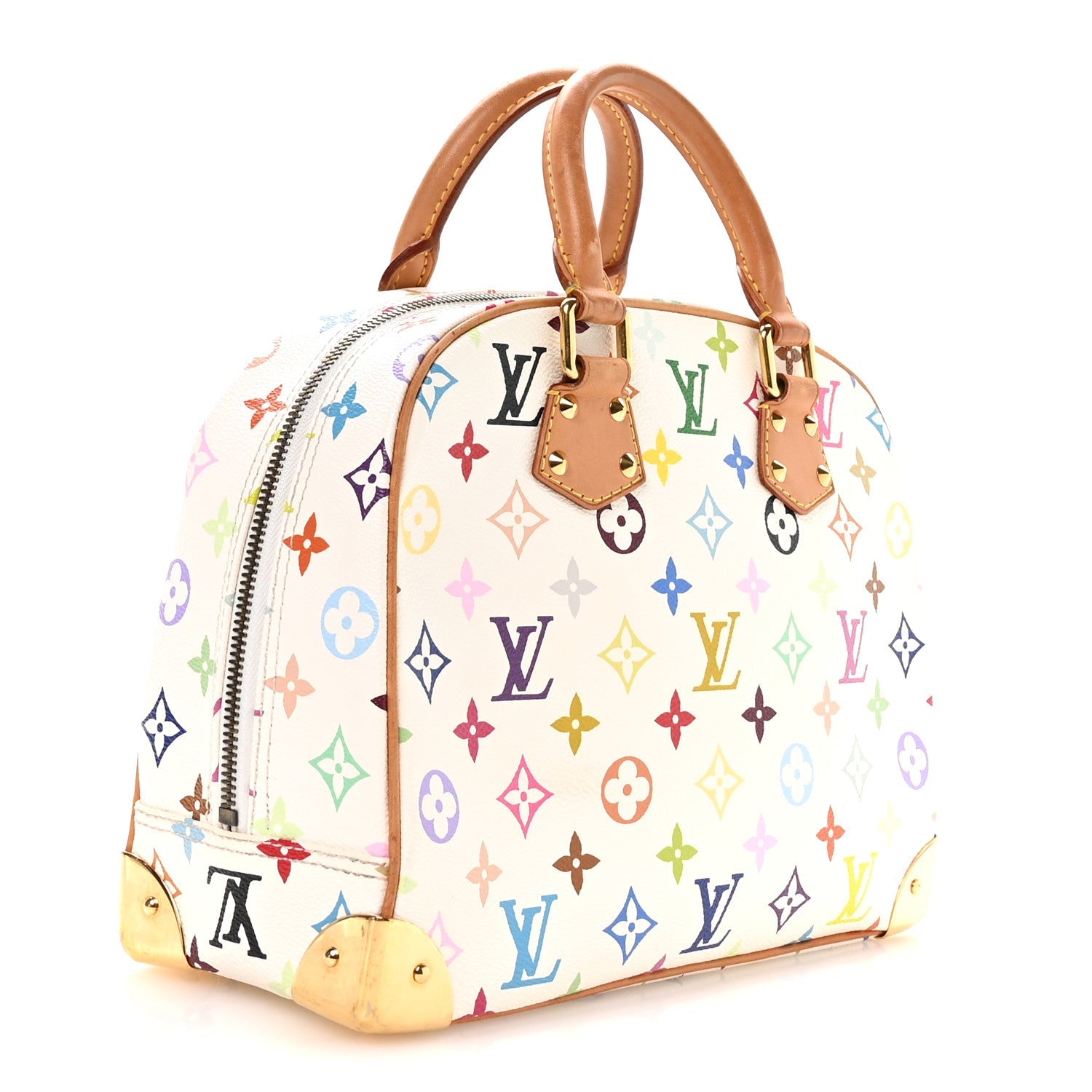 Louis Vuitton Monogram Multicolor Trouville White