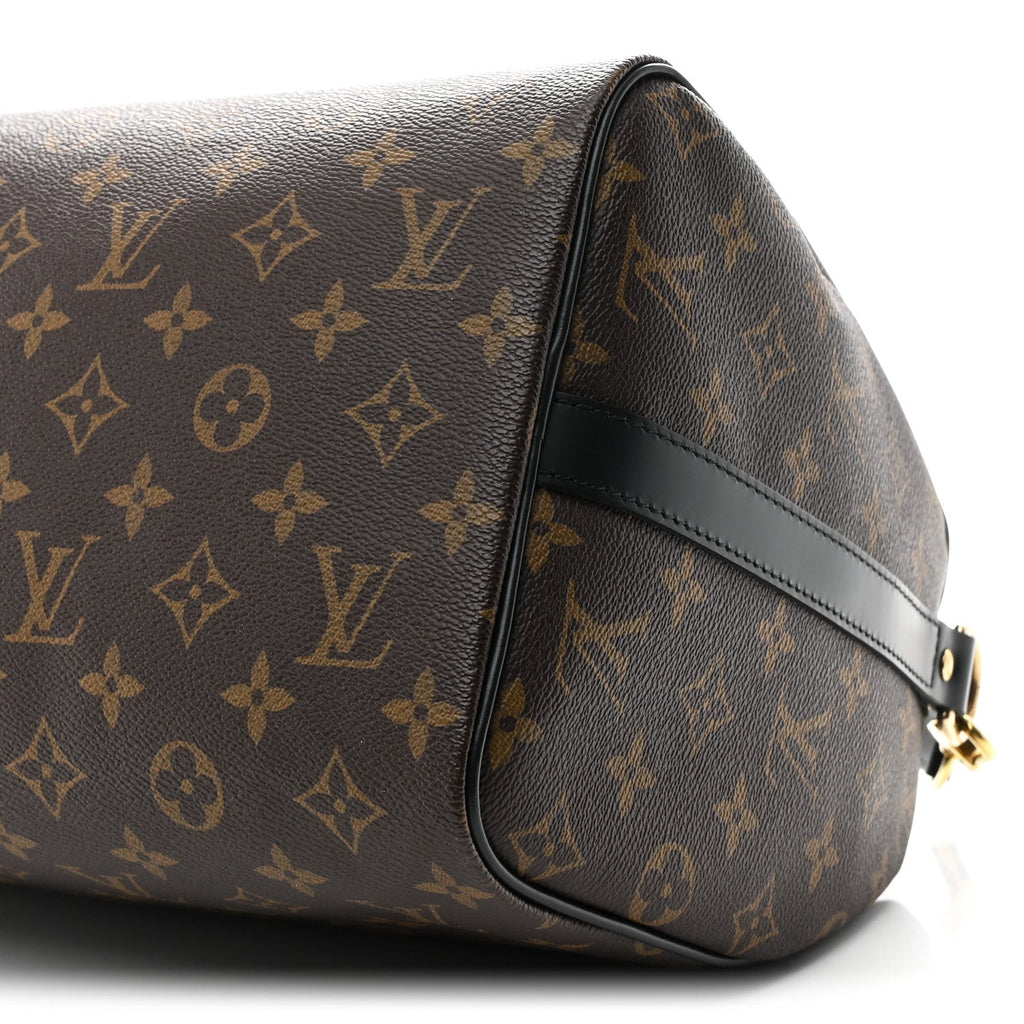 Louis Vuitton Monogram My World Tour Speedy Bandouliere 30 Black