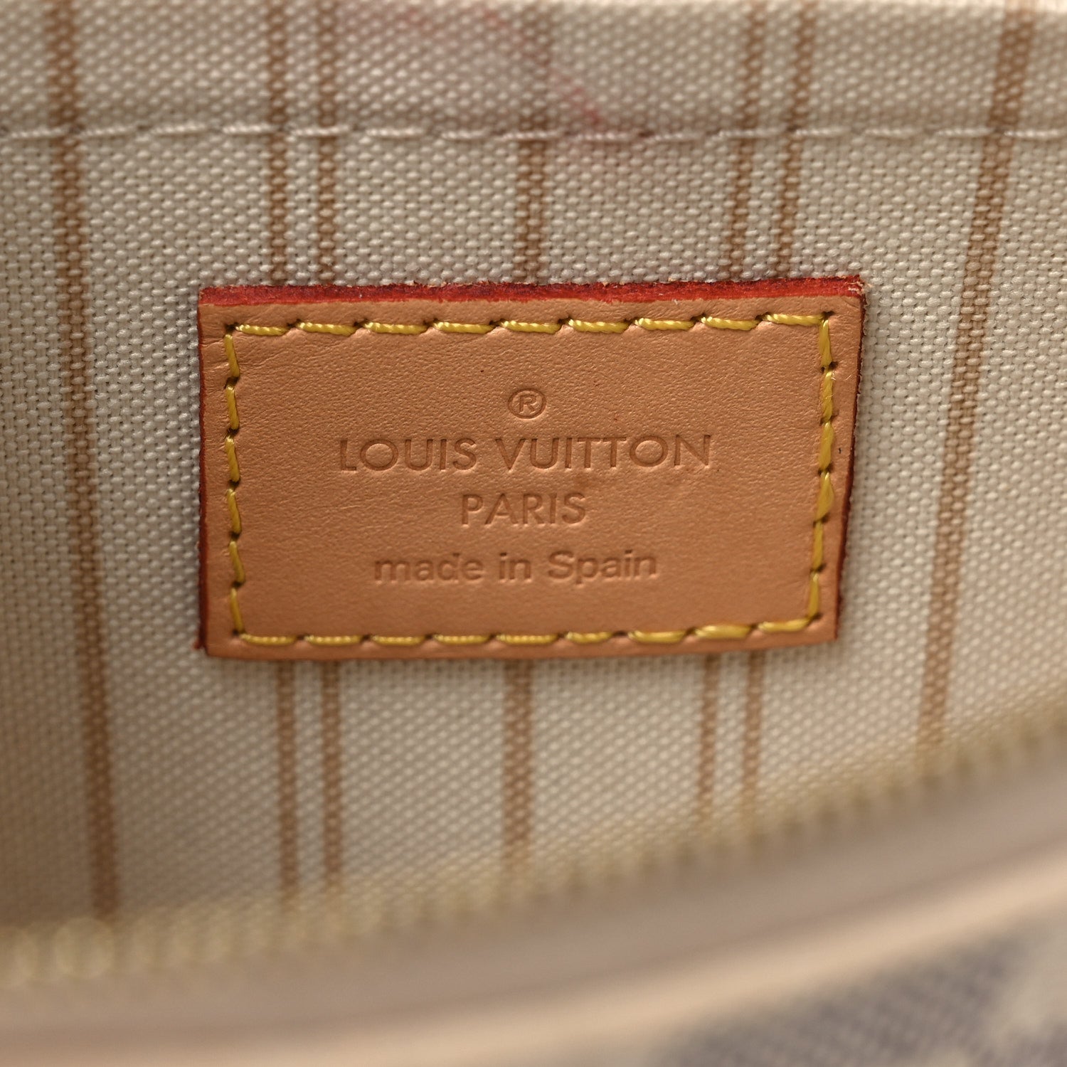 Louis Vuitton Damier Azur Neverfull MM GM Pochette