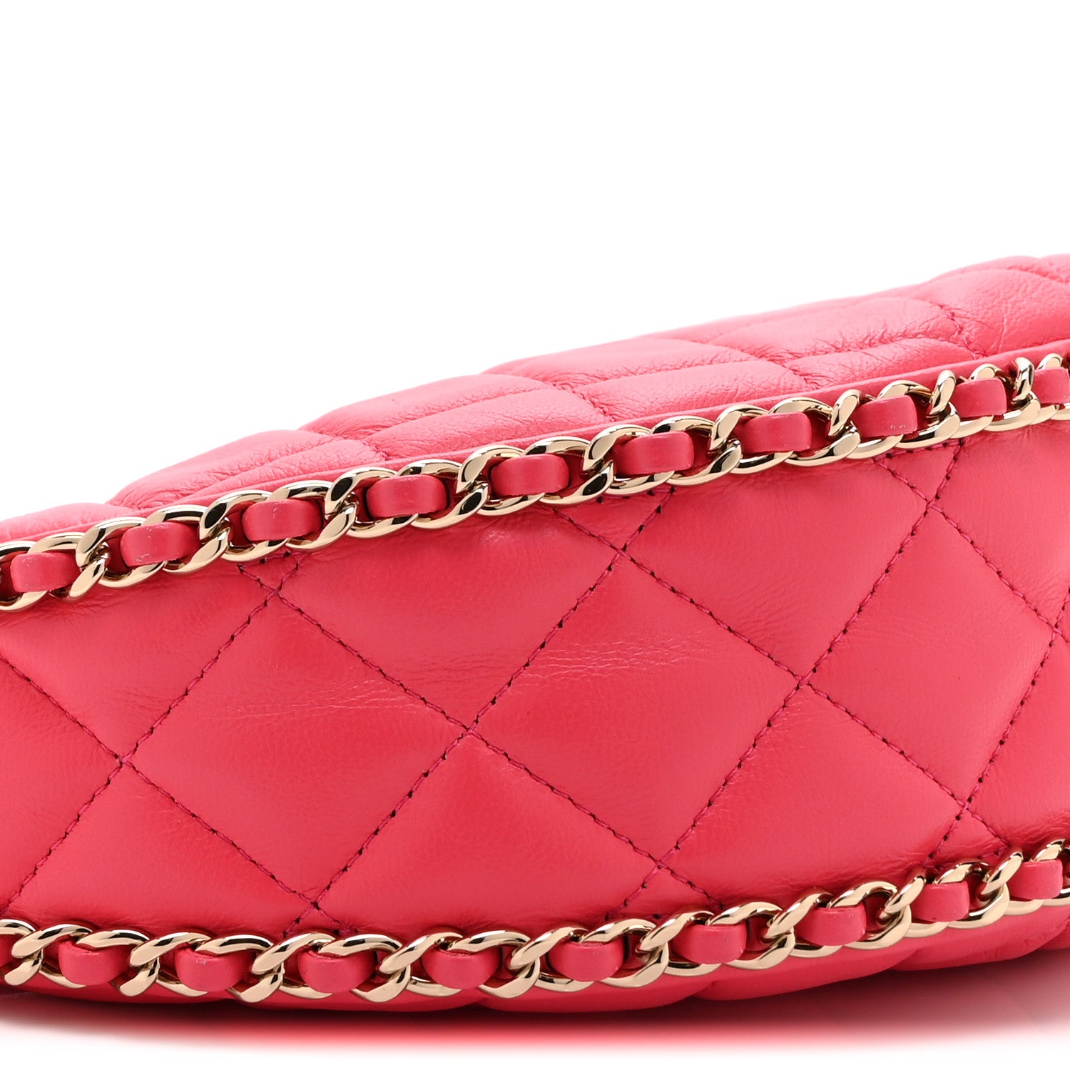 Chanel Lambskin Quilted Small Hobo Bag Pink
