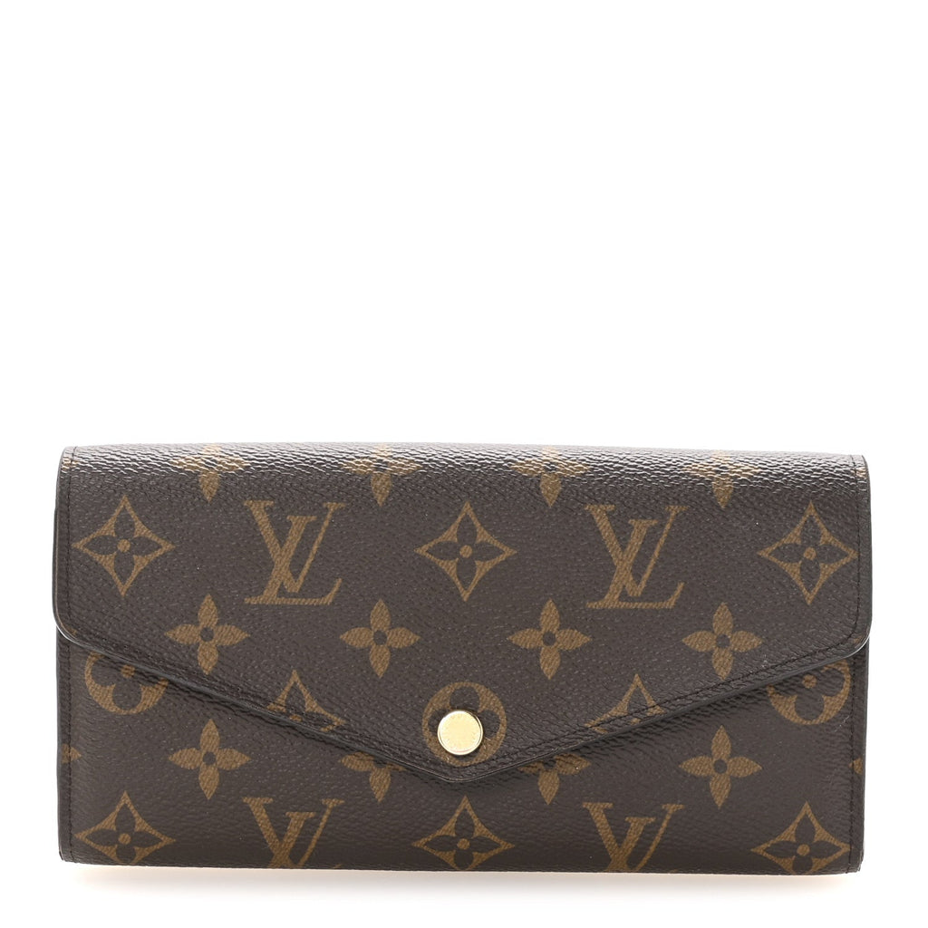 Louis Vuitton Monogram Sarah Wallet NM Coquelicot