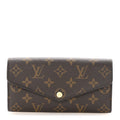 Louis Vuitton Monogram Sarah Wallet NM Coquelicot