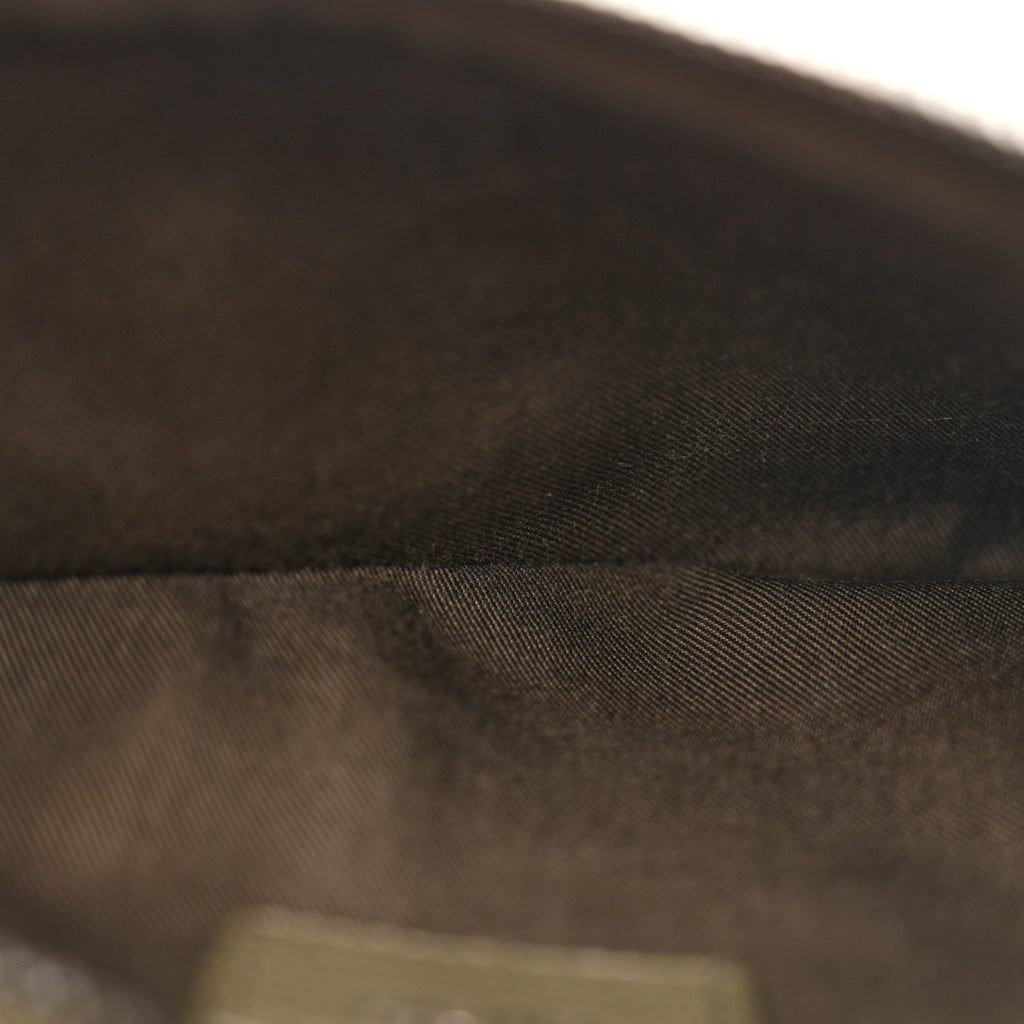 Christian Dior Oblique Saddle Triple Pouch Green