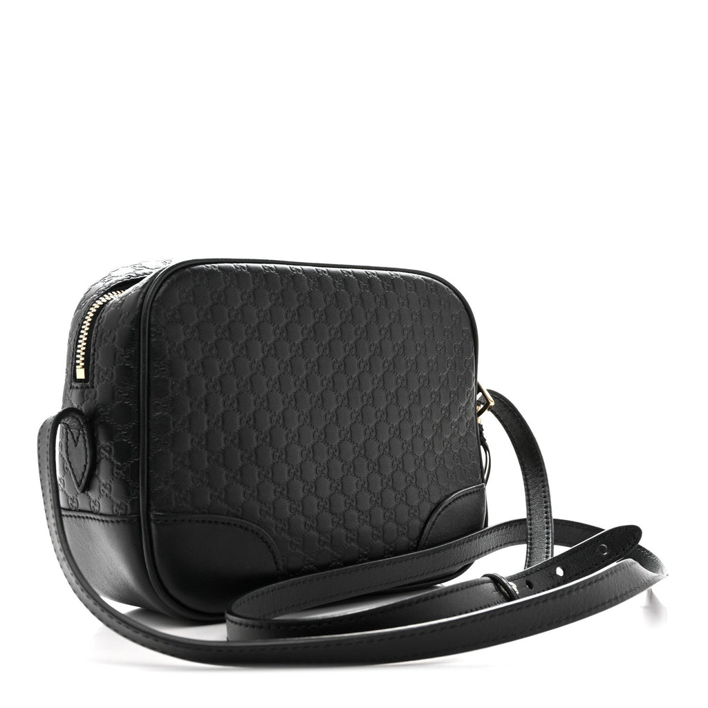 Gucci Microguccissima Mini Bree Messenger Bag Black