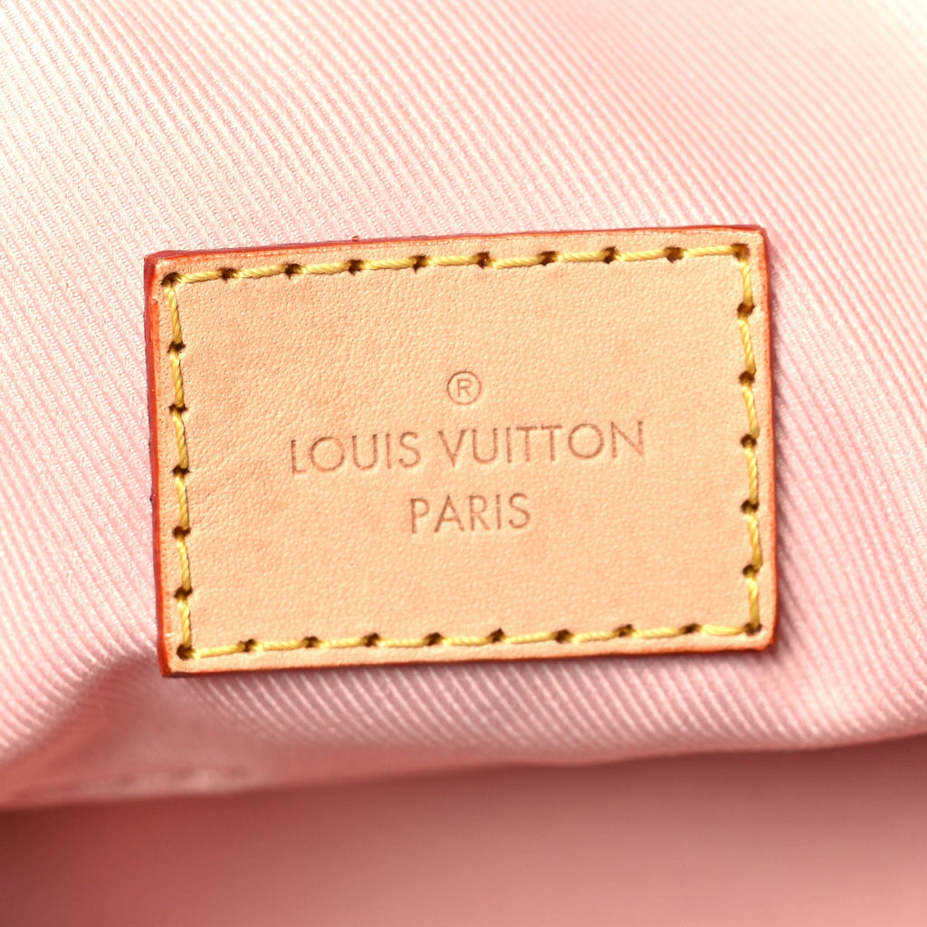 Louis Vuitton Damier Azur Graceful MM Rose Ballerine
