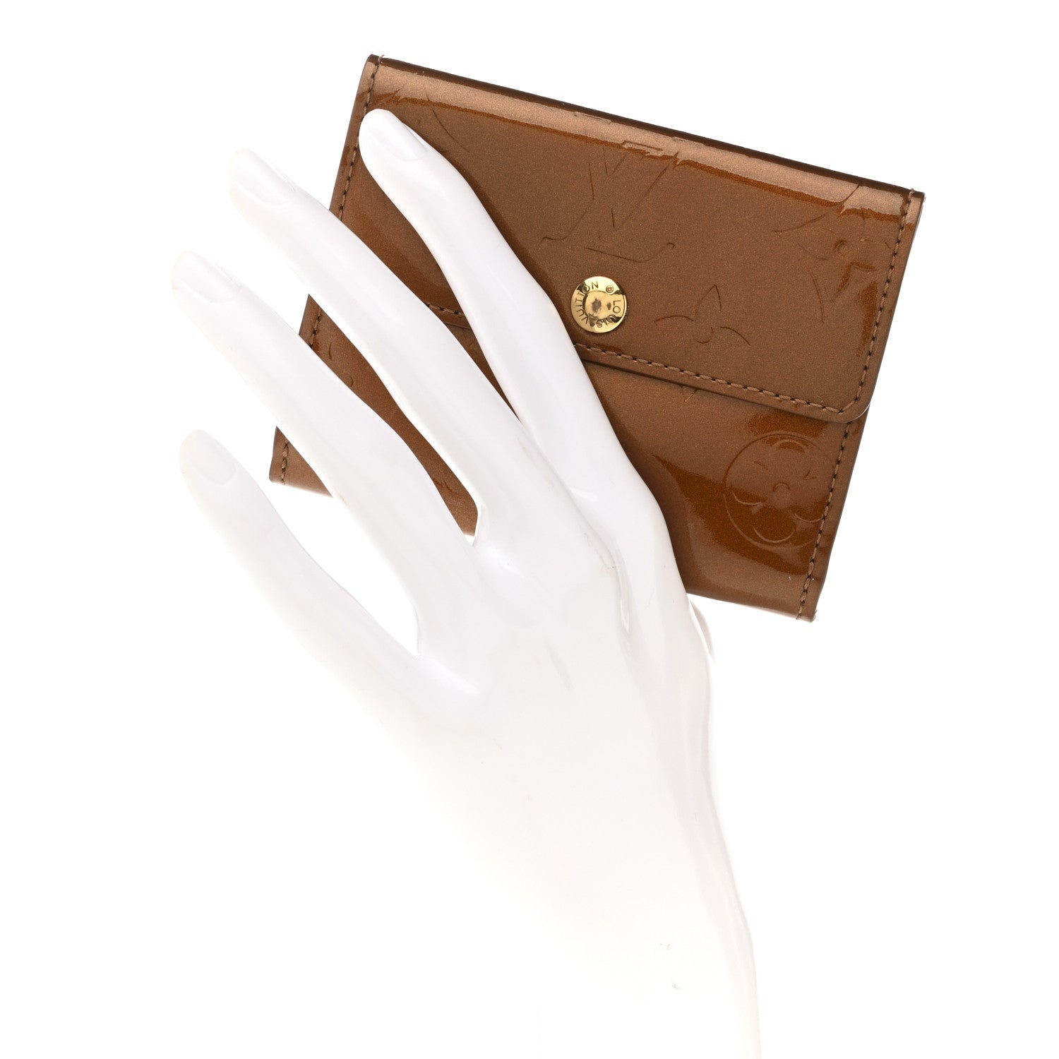 Louis Vuitton Vernis Elise Wallet Bronze