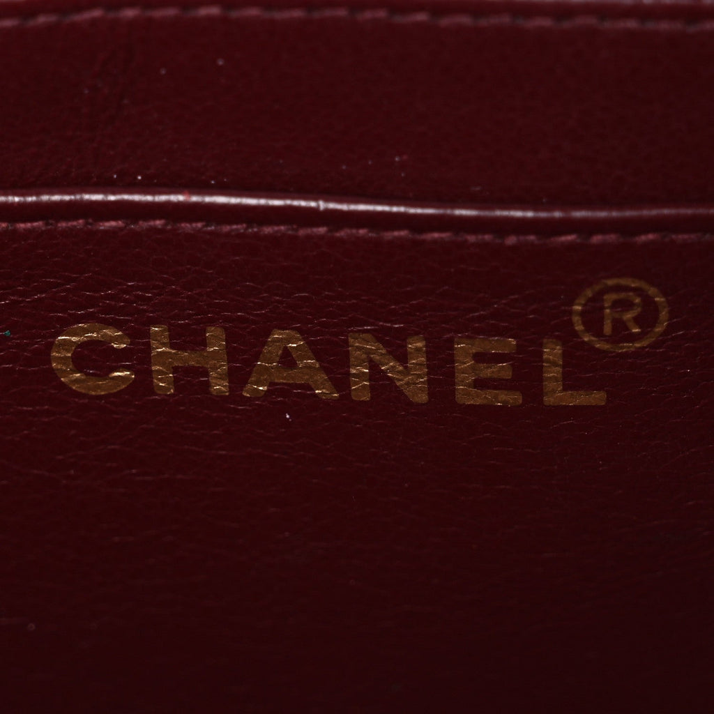 Chanel Lambskin Quilted XL Jumbo Single Flap Black