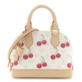 Louis Vuitton LV X TM Monogram Cerises Alma BB White