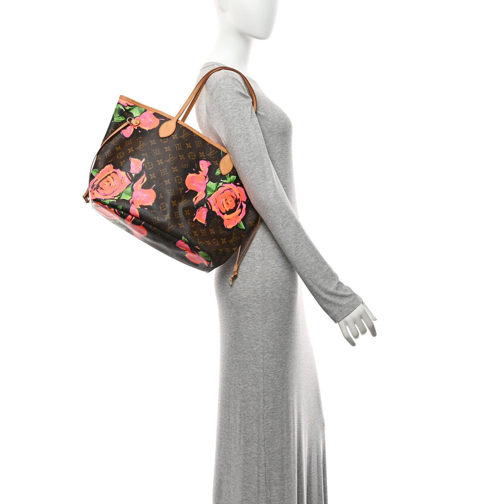 Louis Vuitton Monogram Roses Neverfull MM