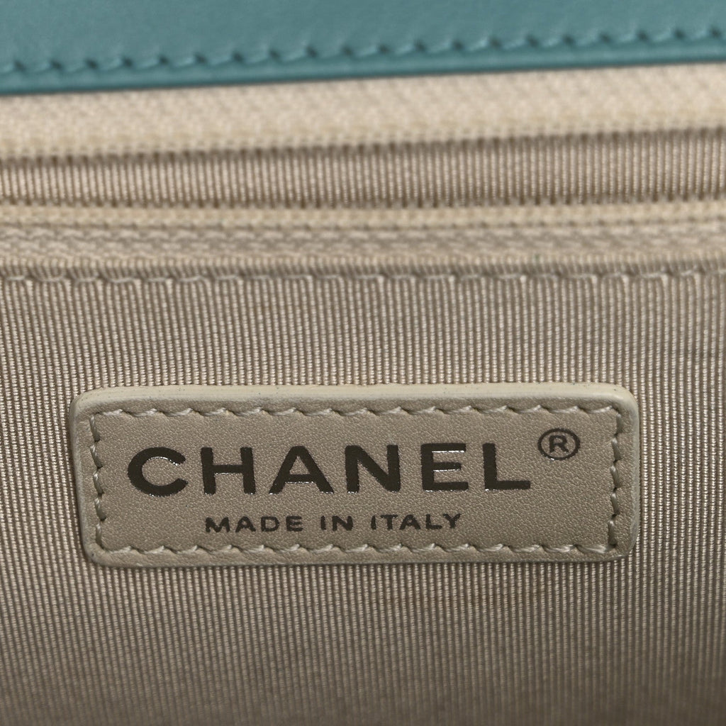 Chanel Calfskin Quilted New Medium Boy Flap Blue
