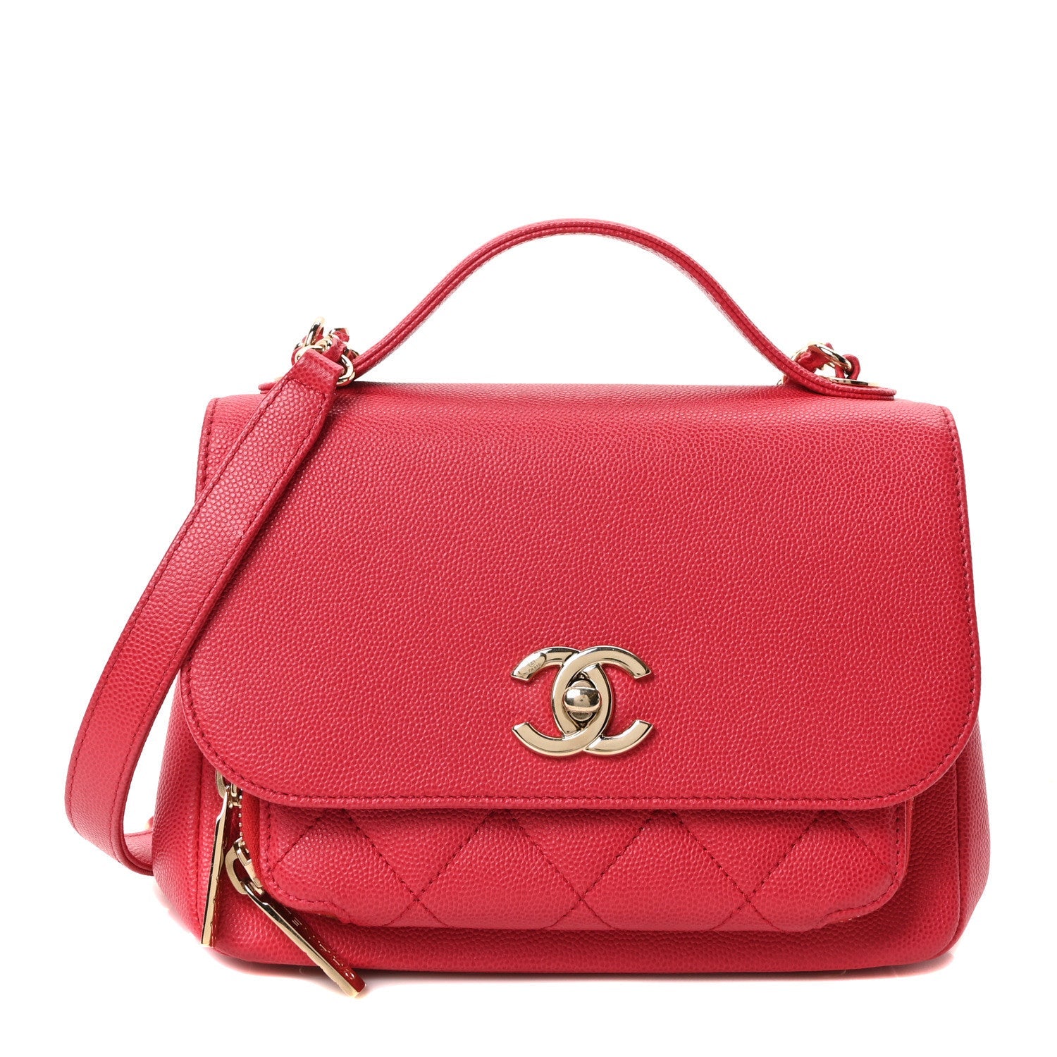 Chanel Caviar Quilted Small Business Affinity Flap Pink
